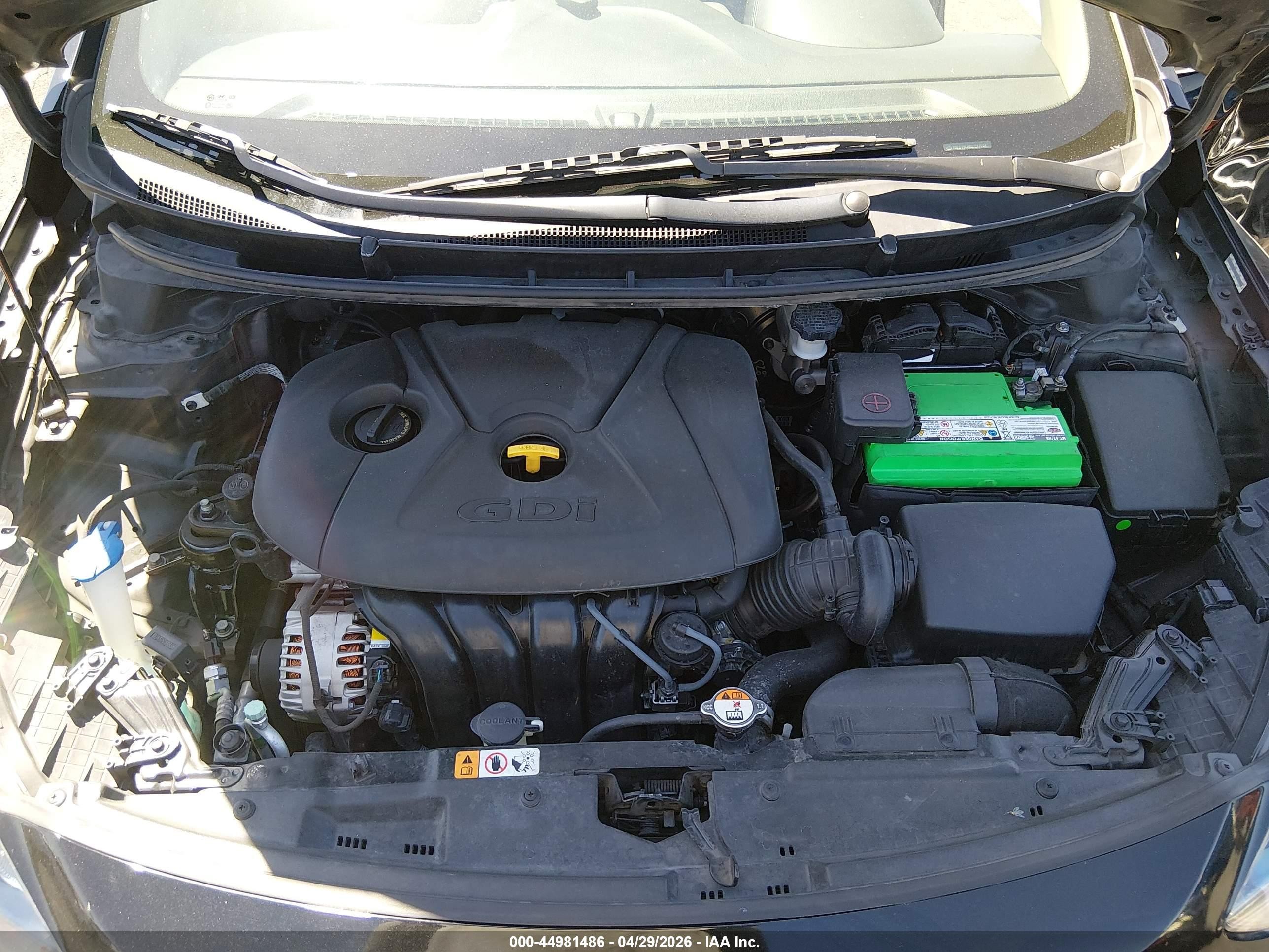 2014 Hyundai Elantra Gt Black vin: KMHD35LH8EU217024