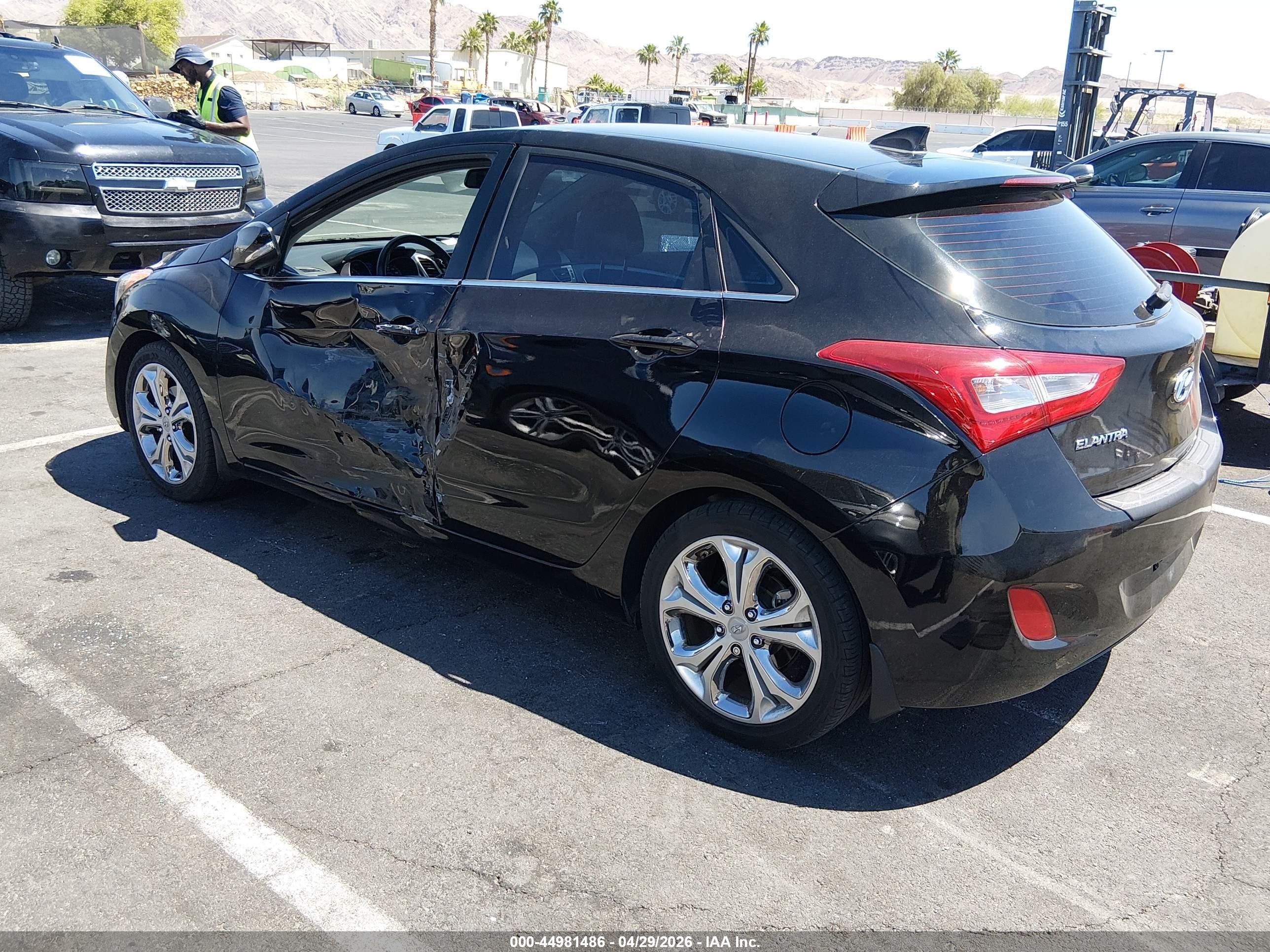 2014 Hyundai Elantra Gt Black vin: KMHD35LH8EU217024