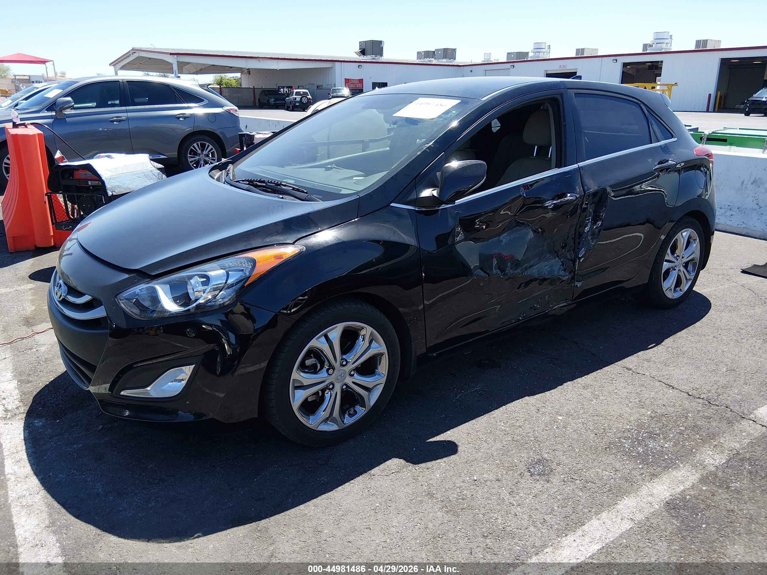 2014 Hyundai Elantra Gt Black vin: KMHD35LH8EU217024