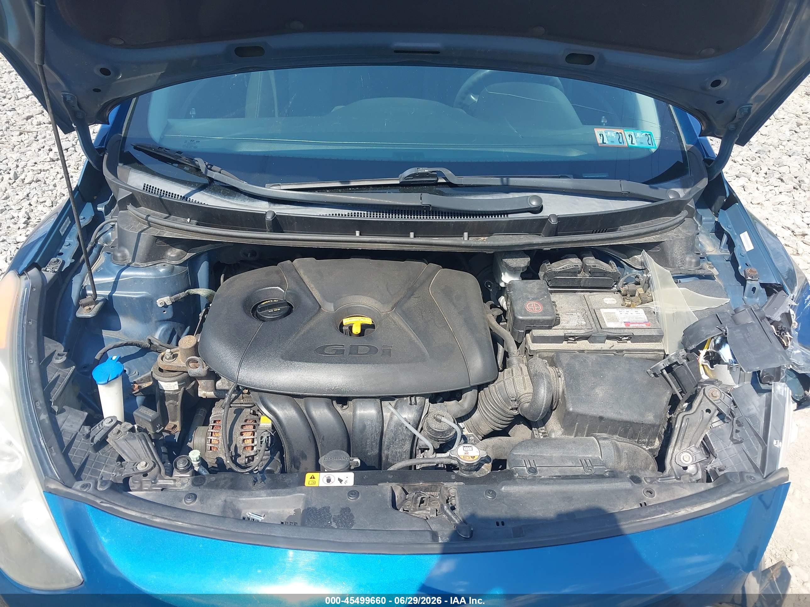 2015 Hyundai Elantra Gt   Blue vin: KMHD35LH8FU237839