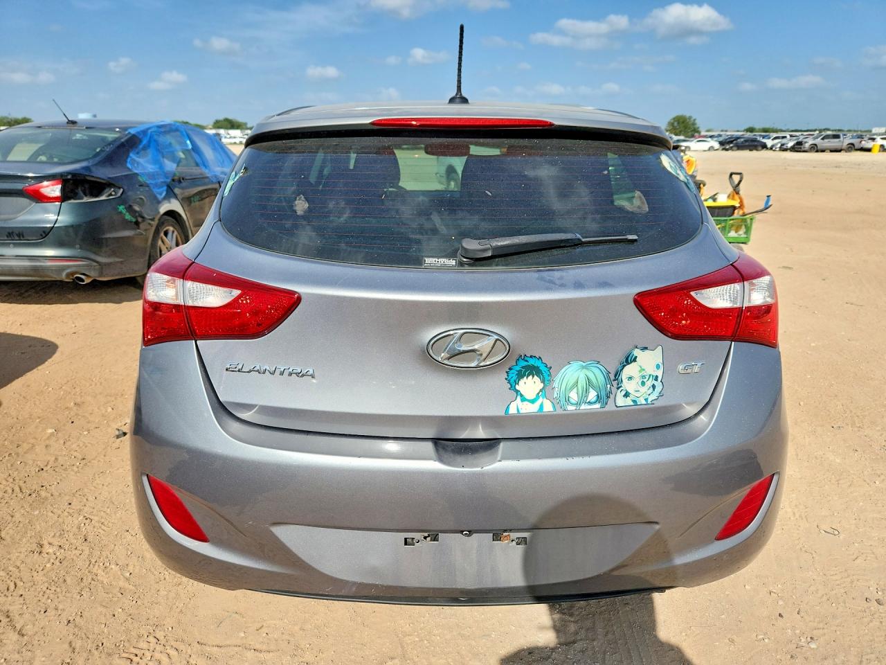 2016 Hyundai Elantra Gt Base Gray vin: KMHD35LH8GU272561