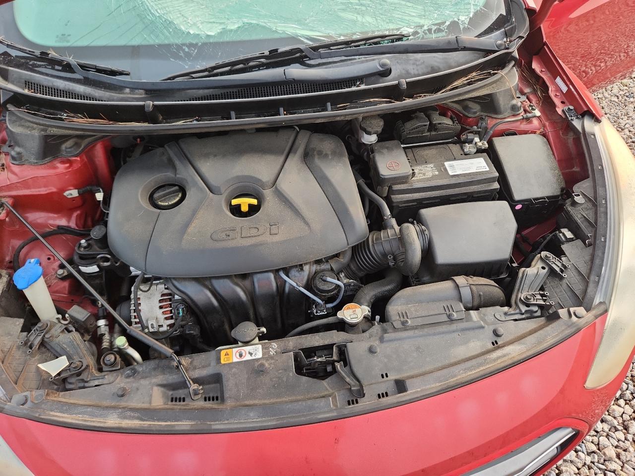 2016 Hyundai Elantra Gt Base Red vin: KMHD35LH8GU332869