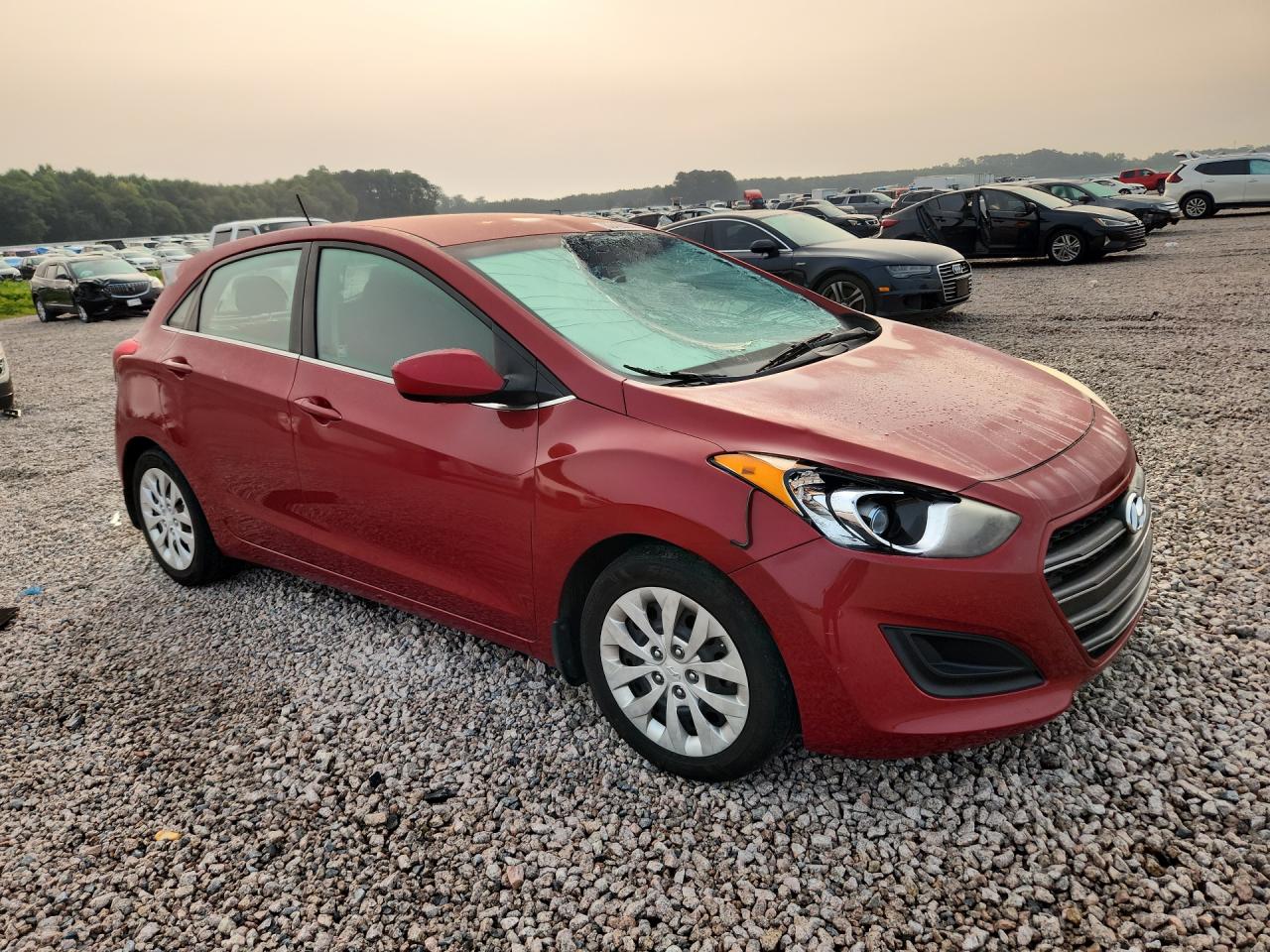 2016 Hyundai Elantra Gt Base Red vin: KMHD35LH8GU332869