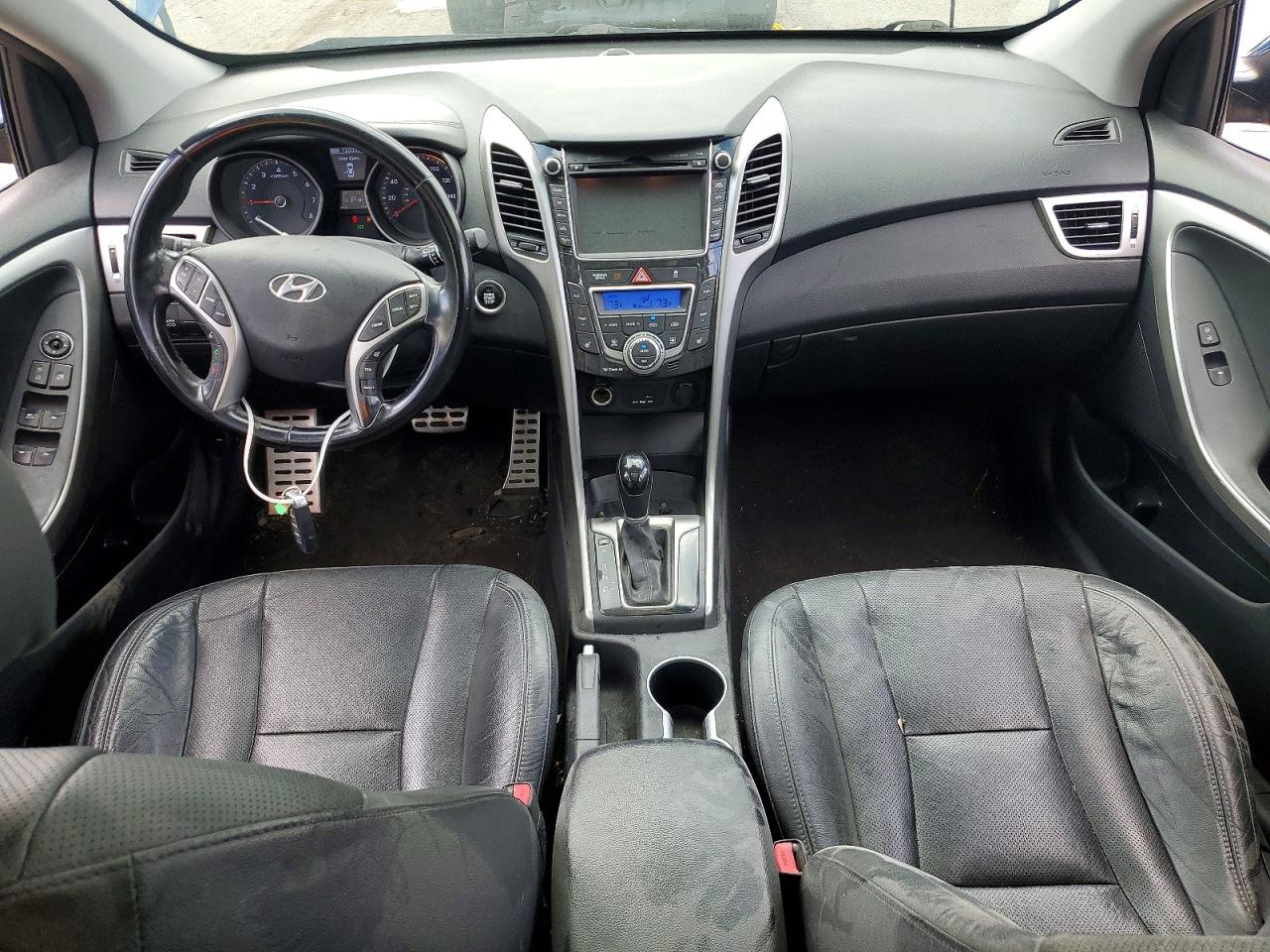 2014 Hyundai Elantra Gt Base Blue vin: KMHD35LH9EU164687
