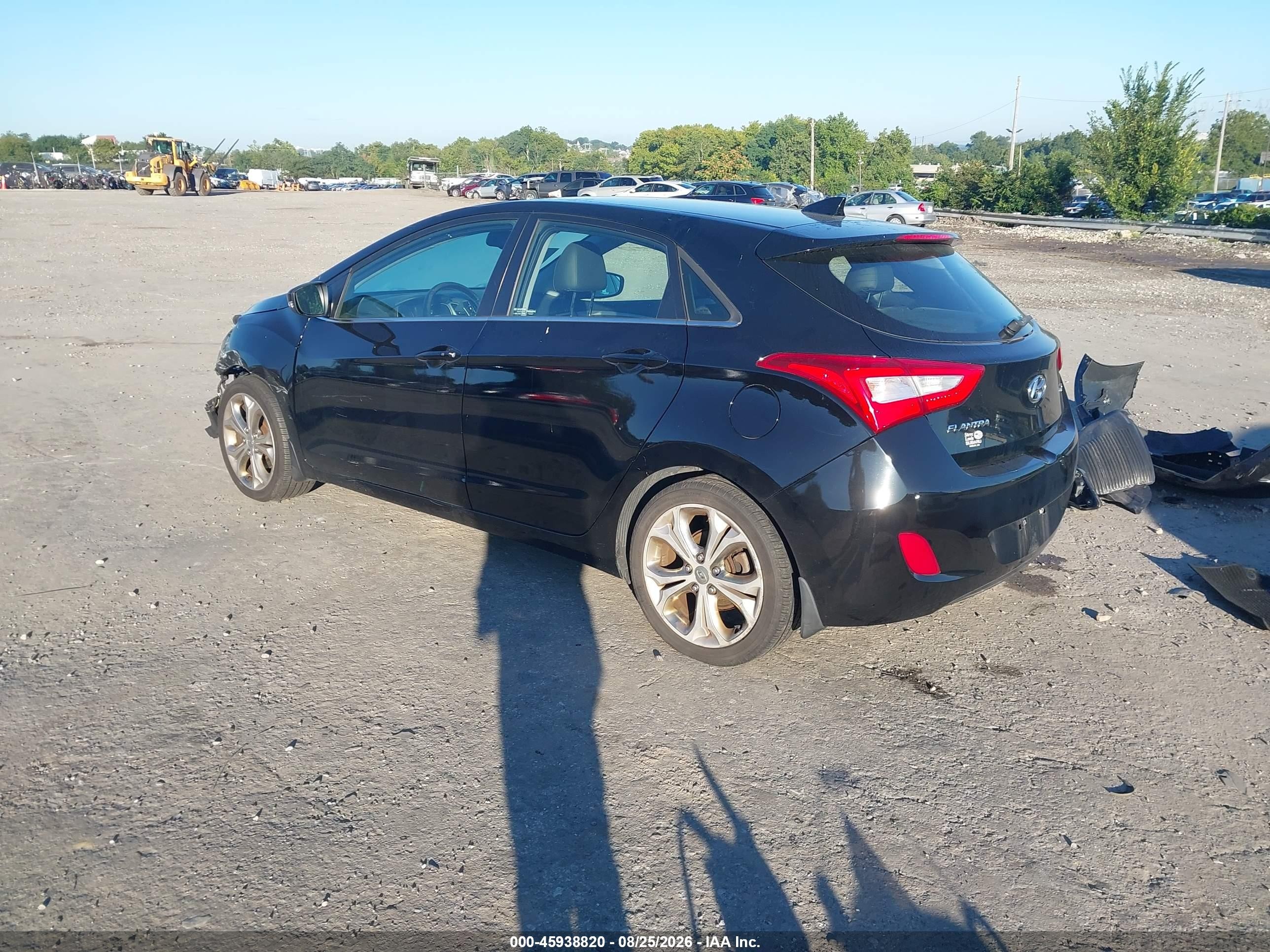 2014 Hyundai Elantra Gt   Black vin: KMHD35LH9EU166312