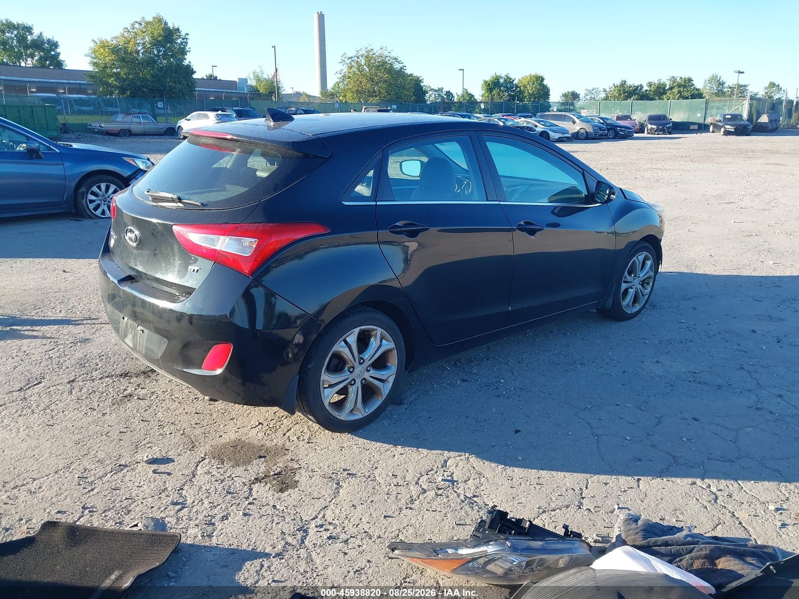 2014 Hyundai Elantra Gt   Black vin: KMHD35LH9EU166312