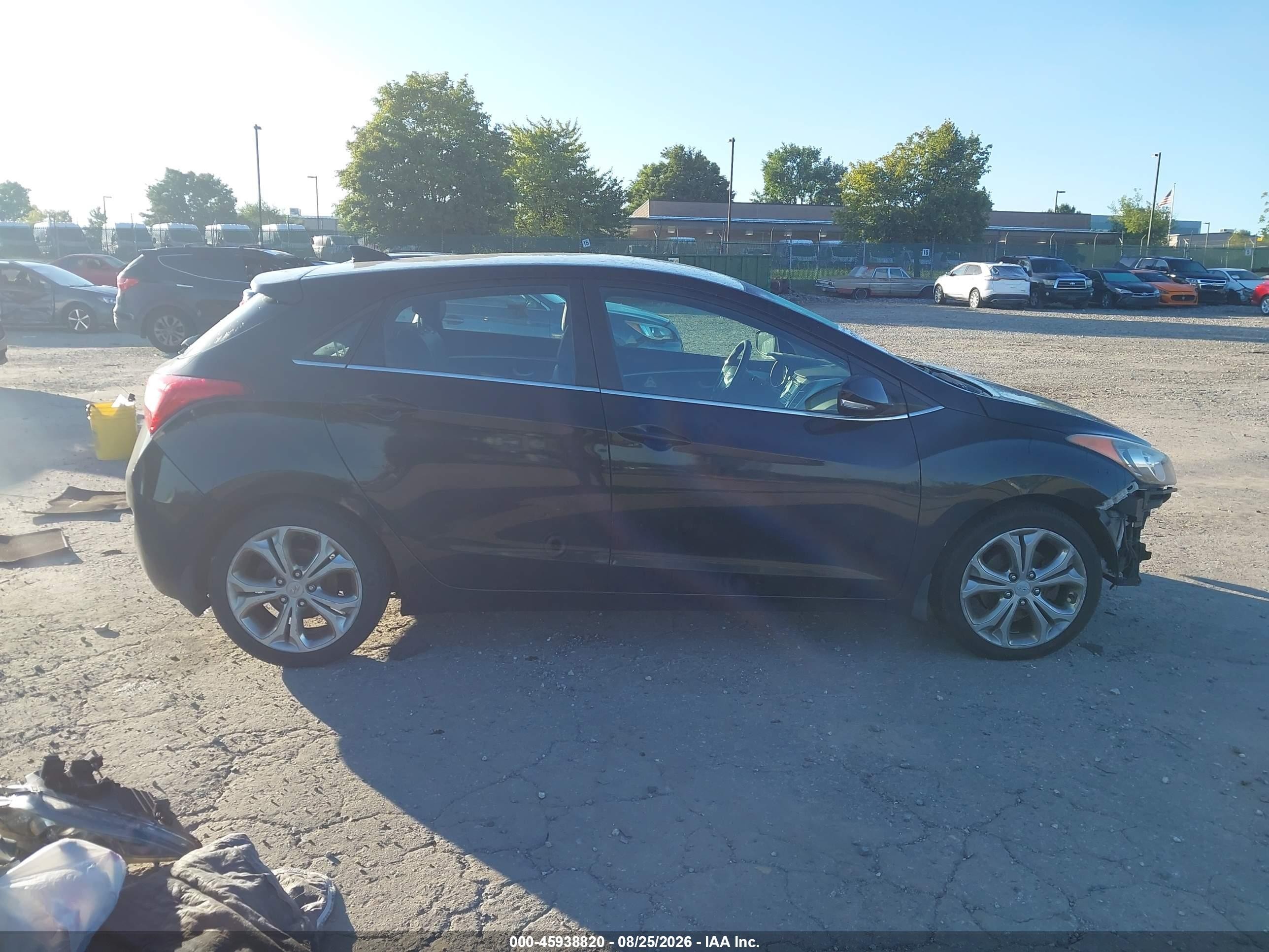 2014 Hyundai Elantra Gt   Black vin: KMHD35LH9EU166312
