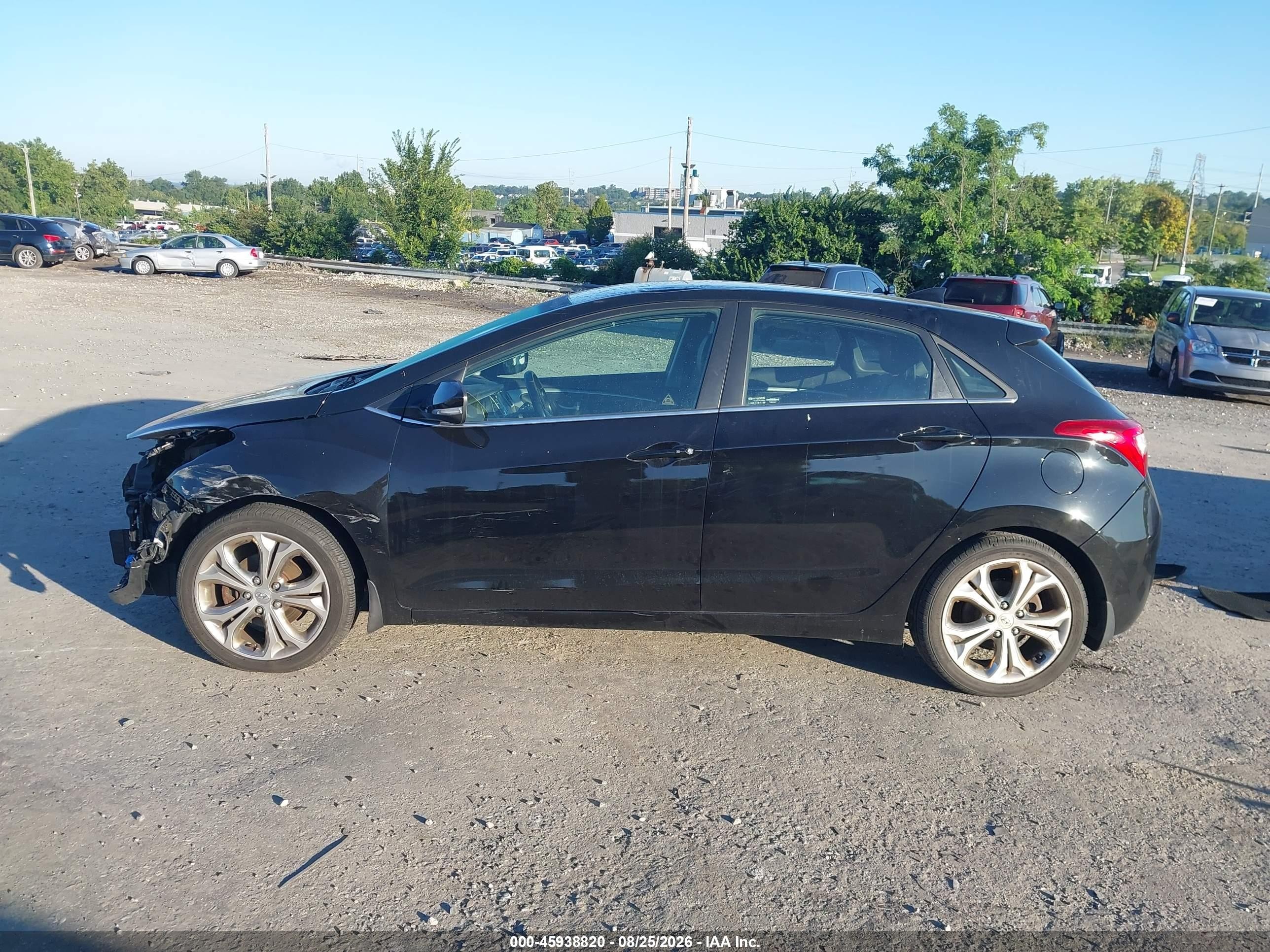 2014 Hyundai Elantra Gt   Black vin: KMHD35LH9EU166312