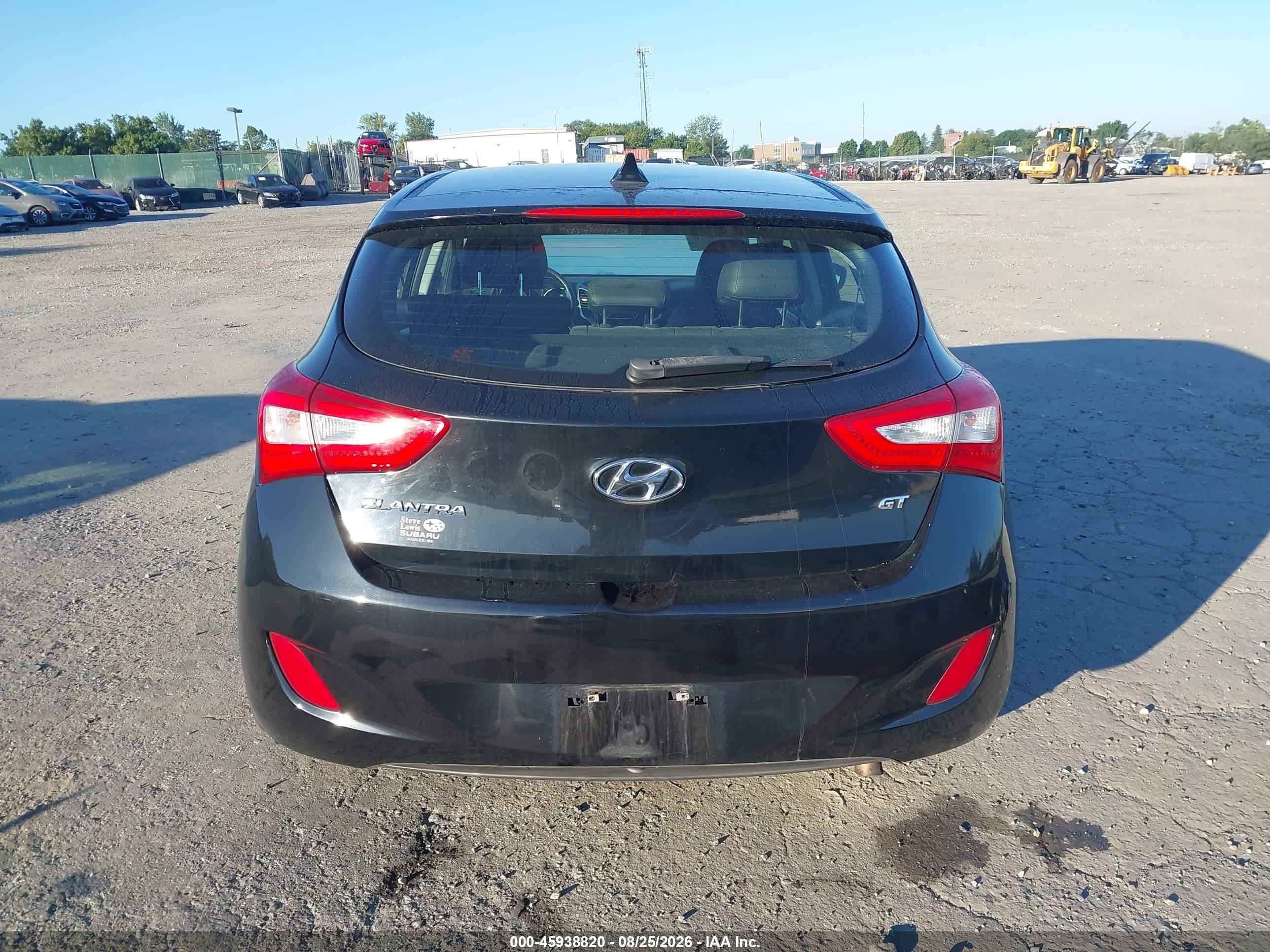 2014 Hyundai Elantra Gt   Black vin: KMHD35LH9EU166312