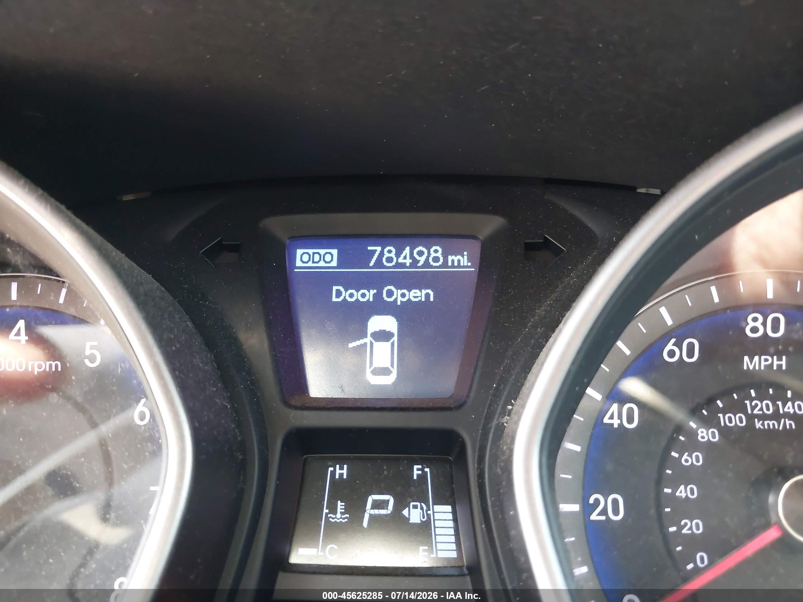 2014 Hyundai Elantra Gt   Silver vin: KMHD35LH9EU172465
