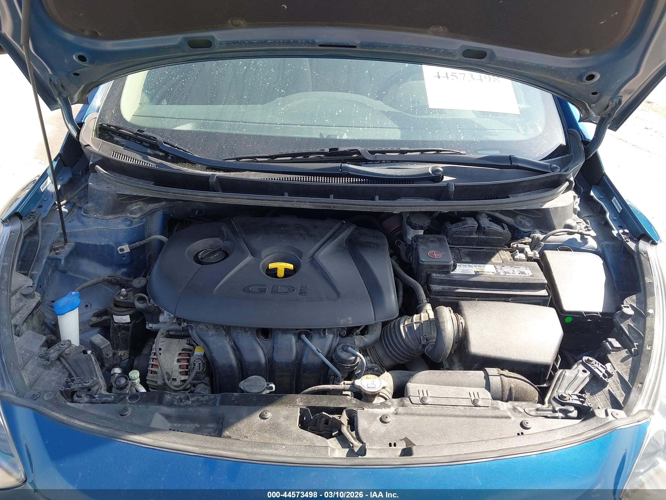 2014 Hyundai Elantra Gt   Blue vin: KMHD35LH9EU174510