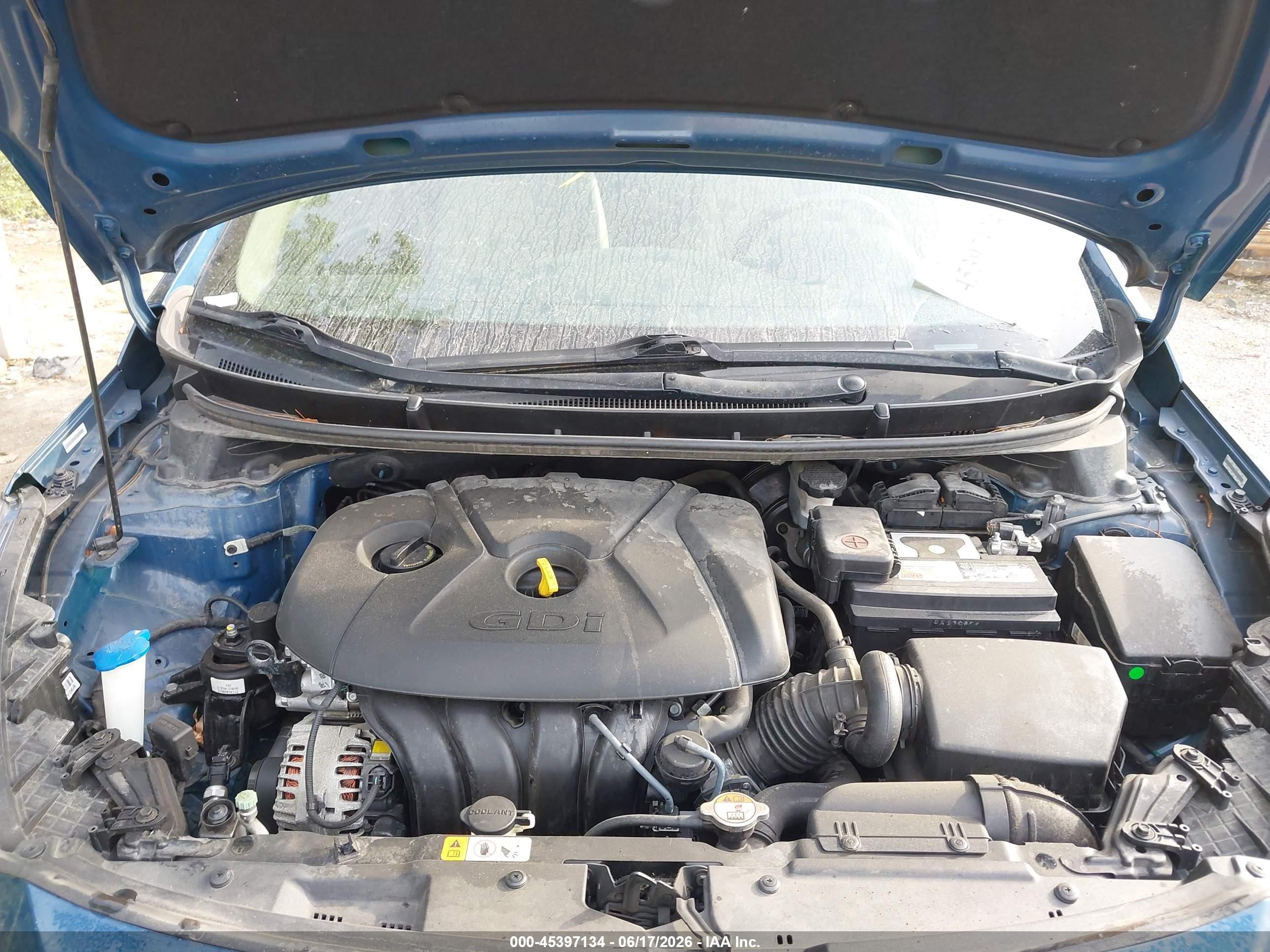 2014 Hyundai Elantra Gt   Blue vin: KMHD35LH9EU174605