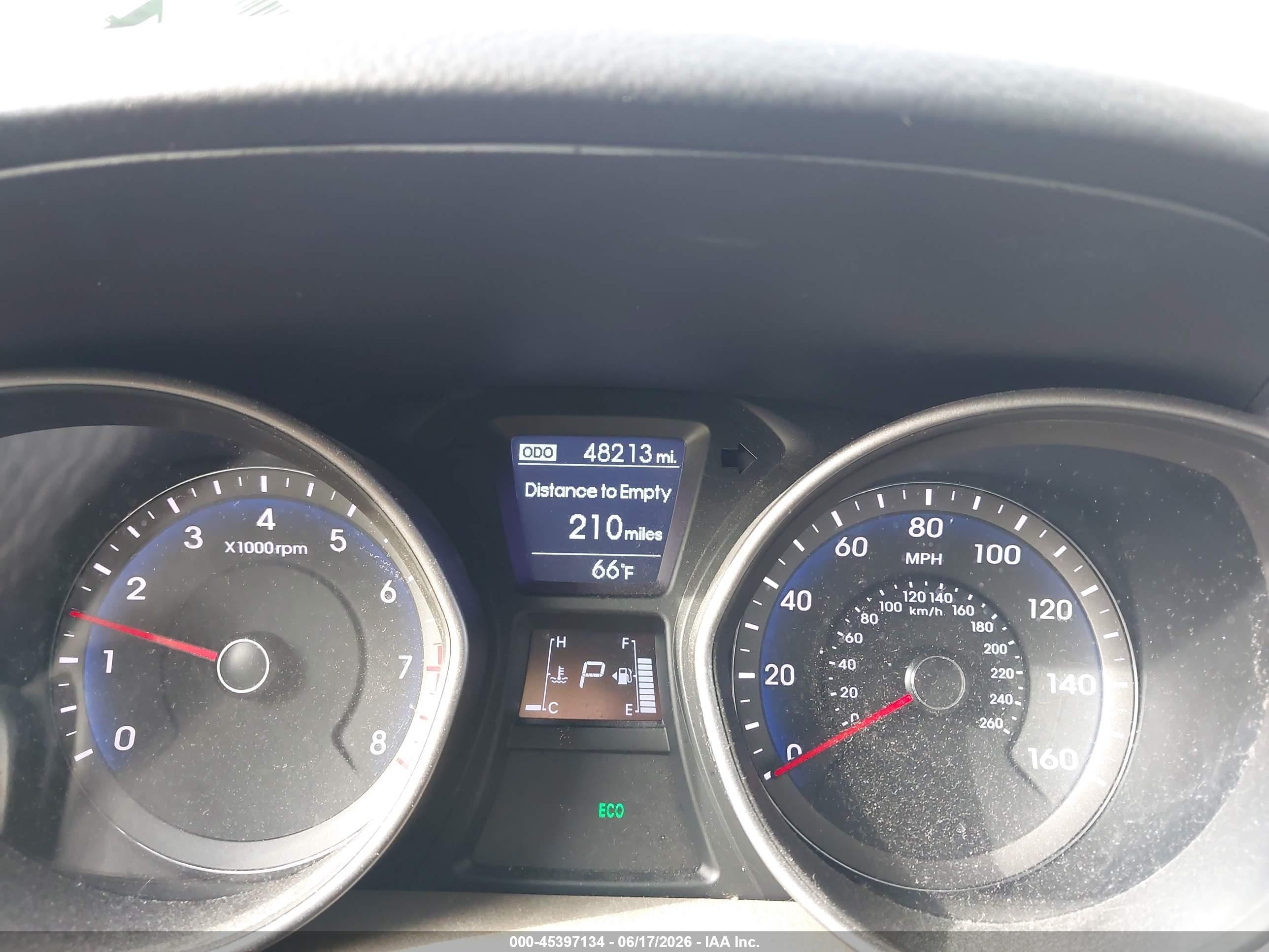2014 Hyundai Elantra Gt   Blue vin: KMHD35LH9EU174605