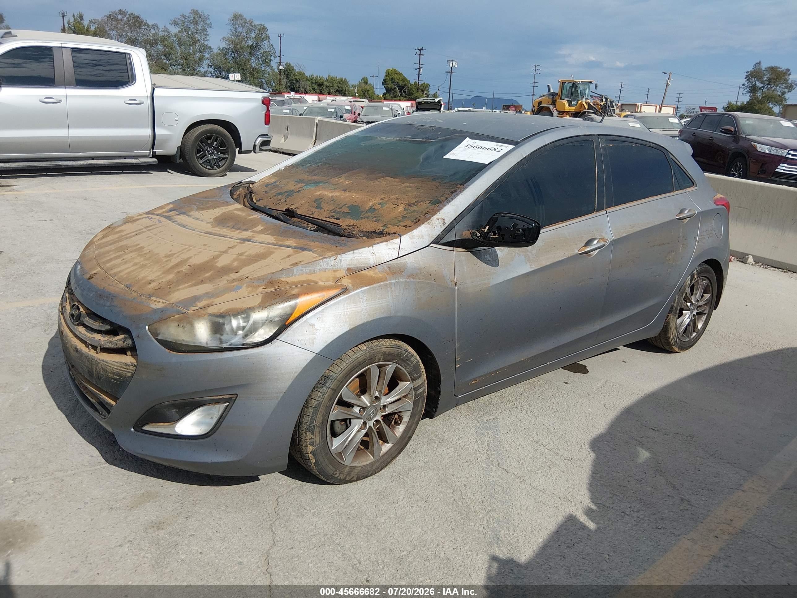 2014 Hyundai Elantra Gt Silver vin: KMHD35LH9EU181991