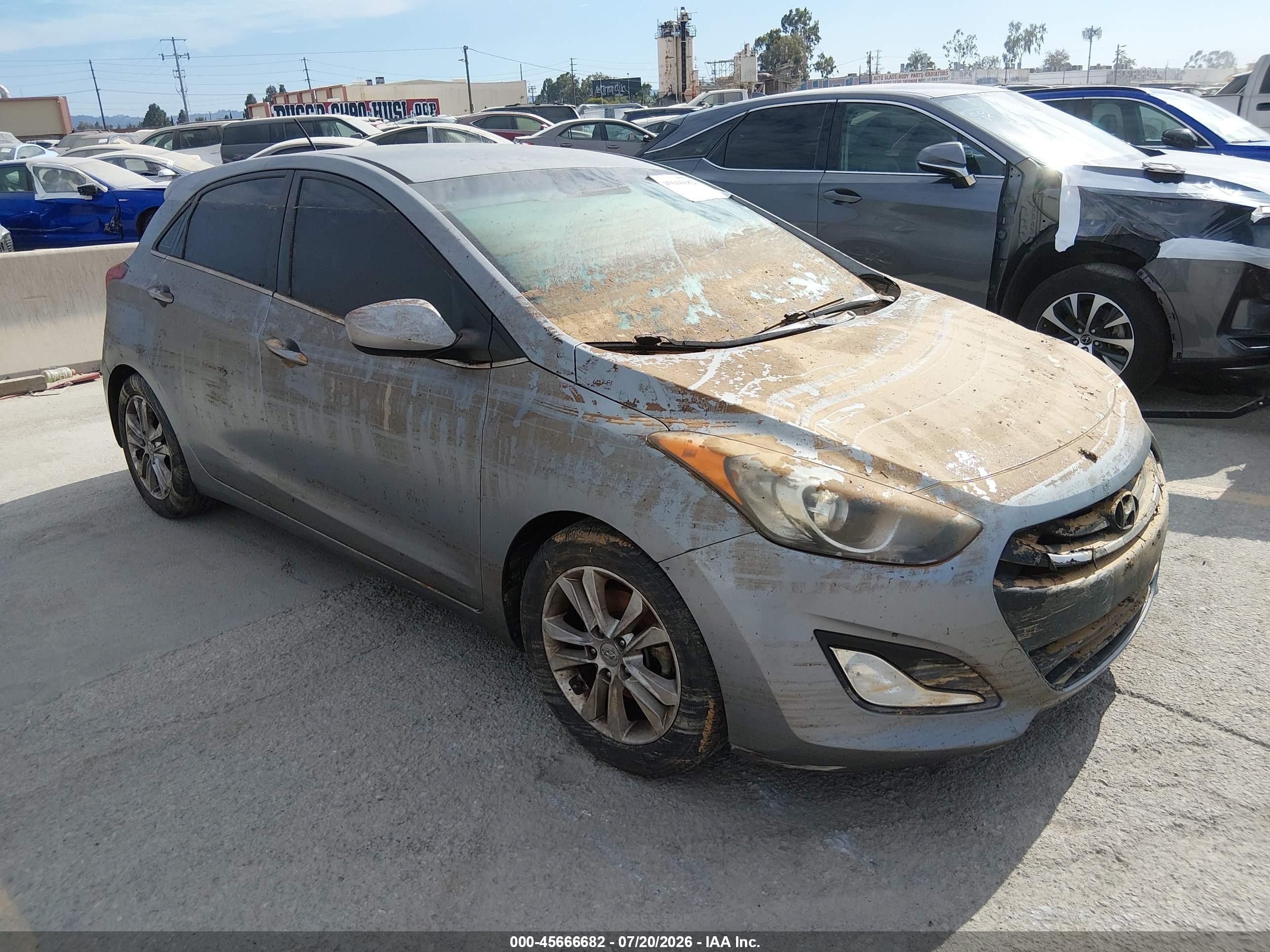 2014 Hyundai Elantra Gt Silver vin: KMHD35LH9EU181991