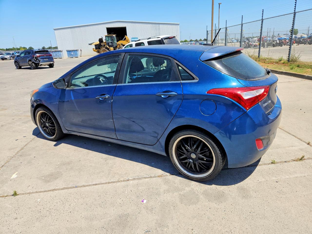 2014 Hyundai Elantra Gt Base Blue vin: KMHD35LH9EU182610