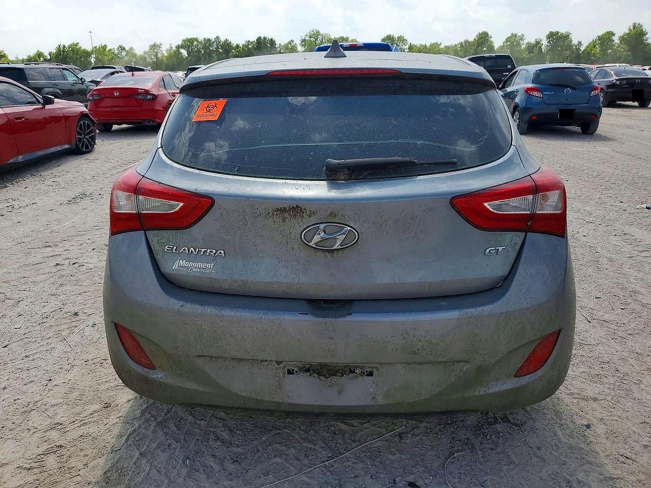 2014 Hyundai Elantra Gt Base Silver vin: KMHD35LH9EU188939