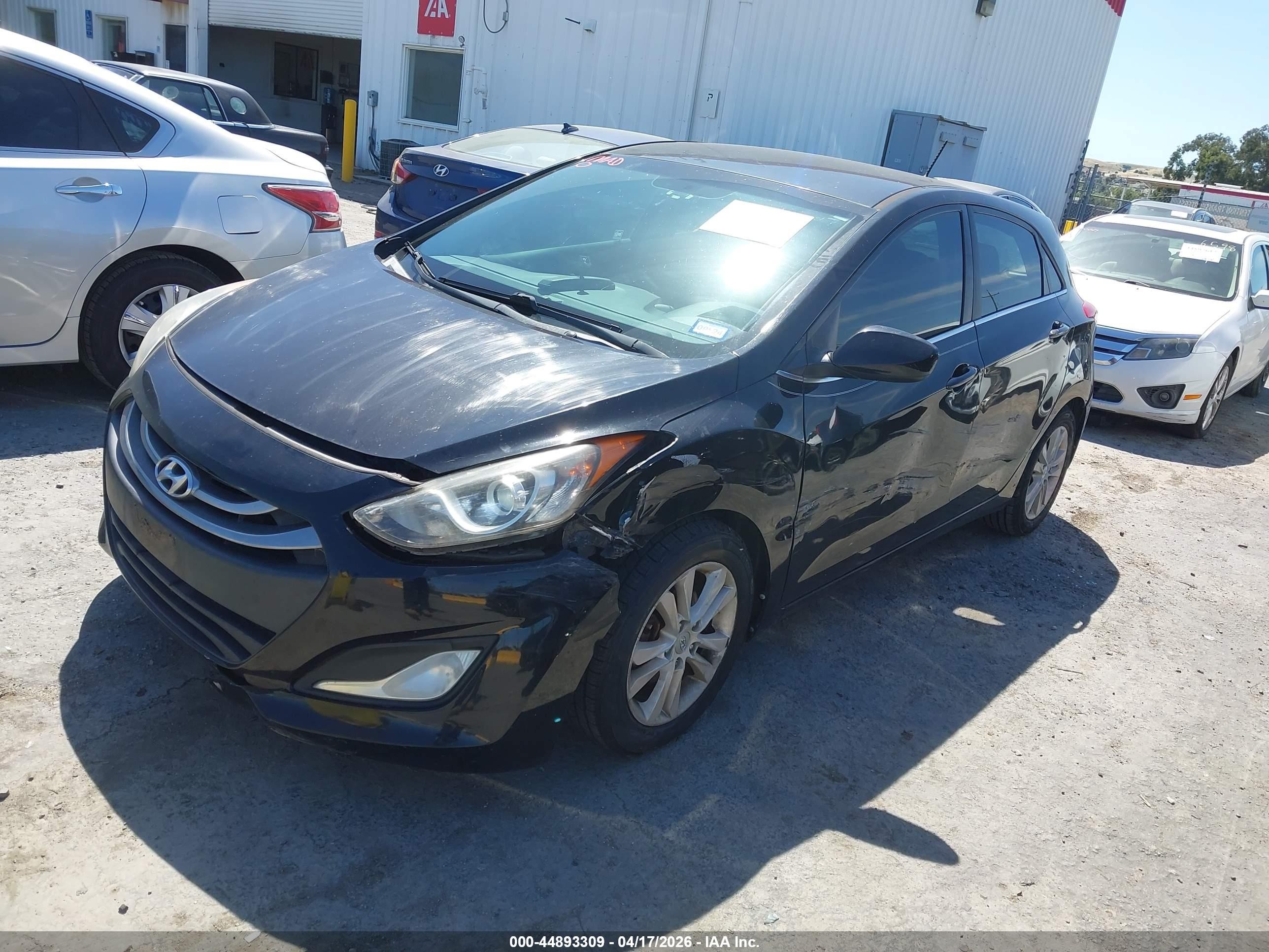 2014 Hyundai Elantra Gt   Black vin: KMHD35LH9EU228159