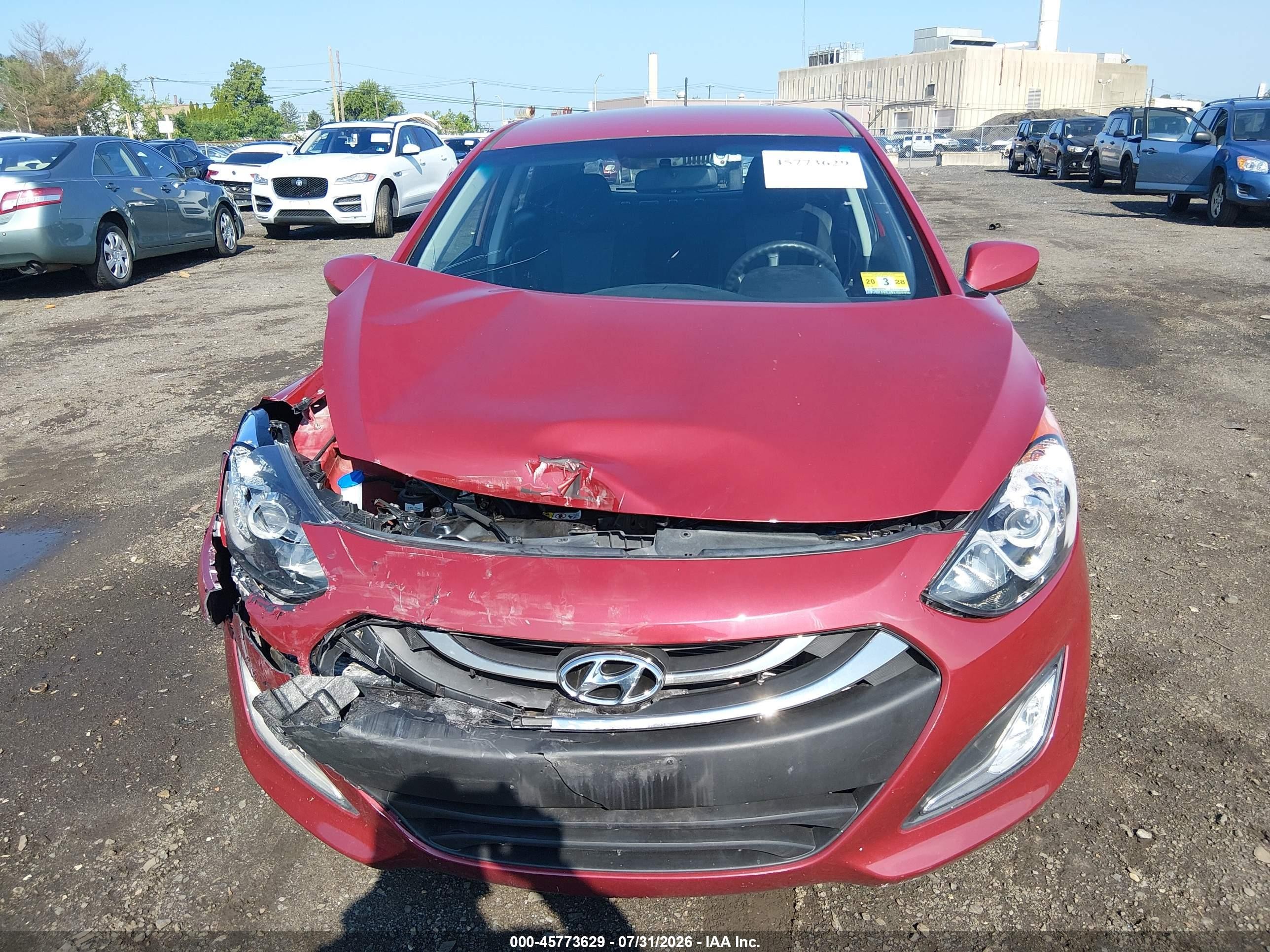 2015 Hyundai Elantra Gt   Красный vin: KMHD35LH9FU235288