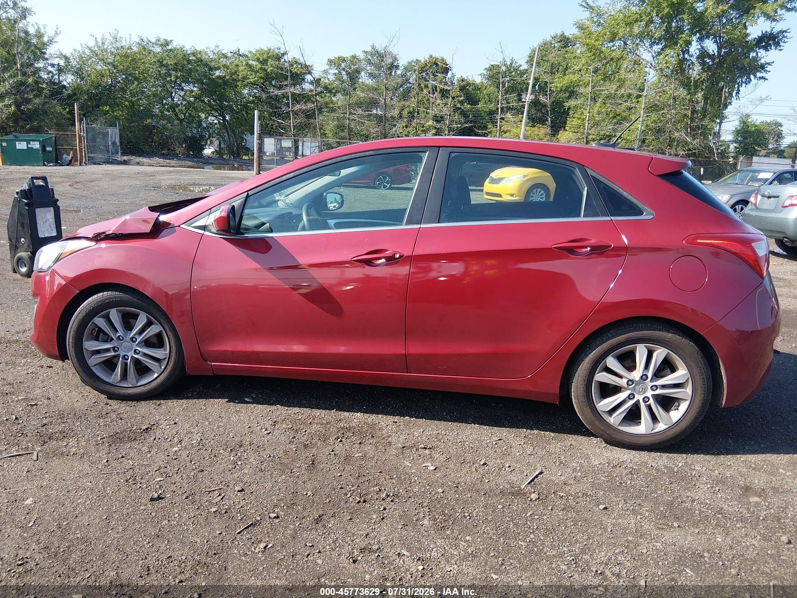 2015 Hyundai Elantra Gt   Красный vin: KMHD35LH9FU235288