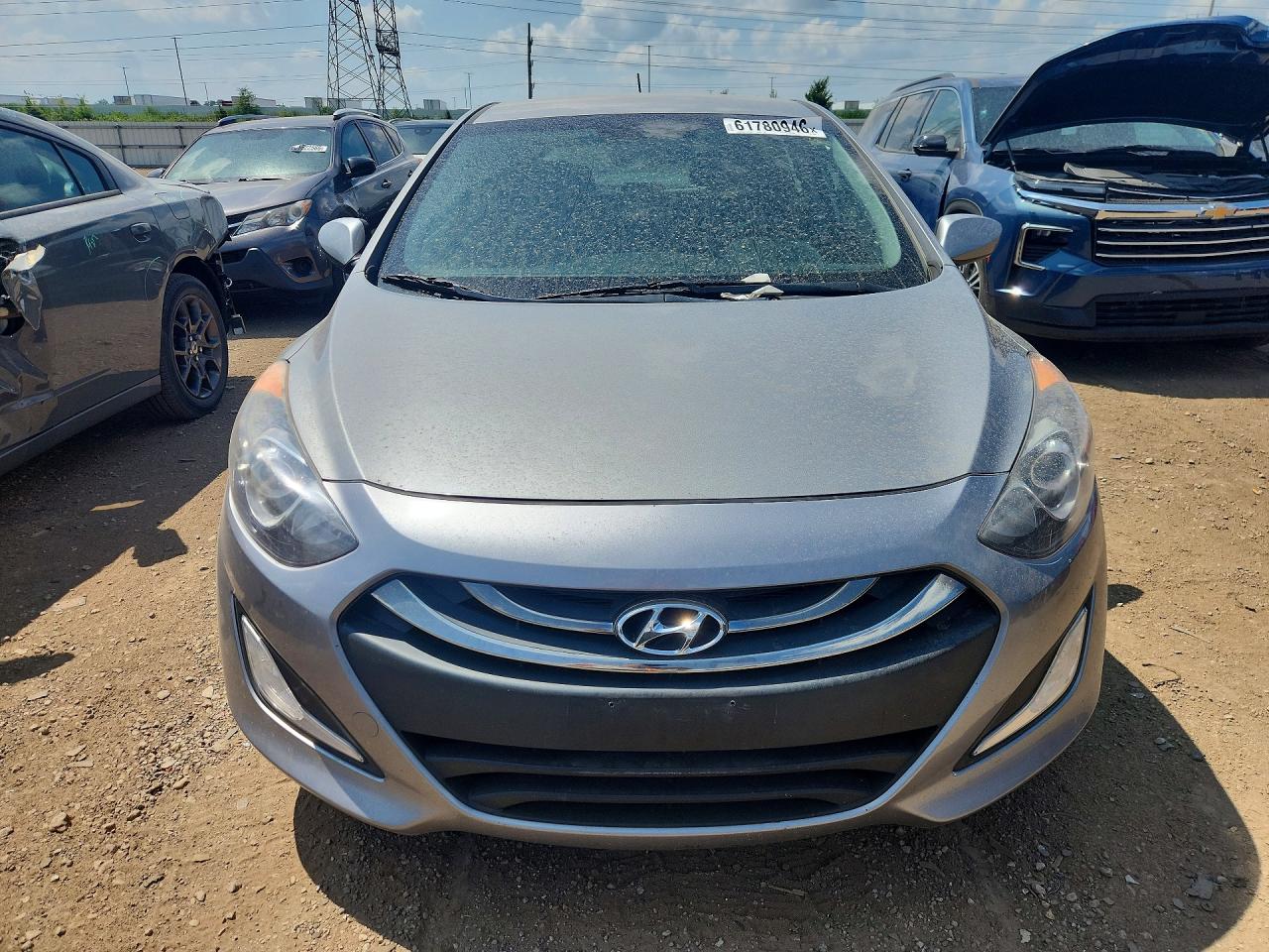 2015 Hyundai Elantra Gt Base Silver vin: KMHD35LH9FU236781
