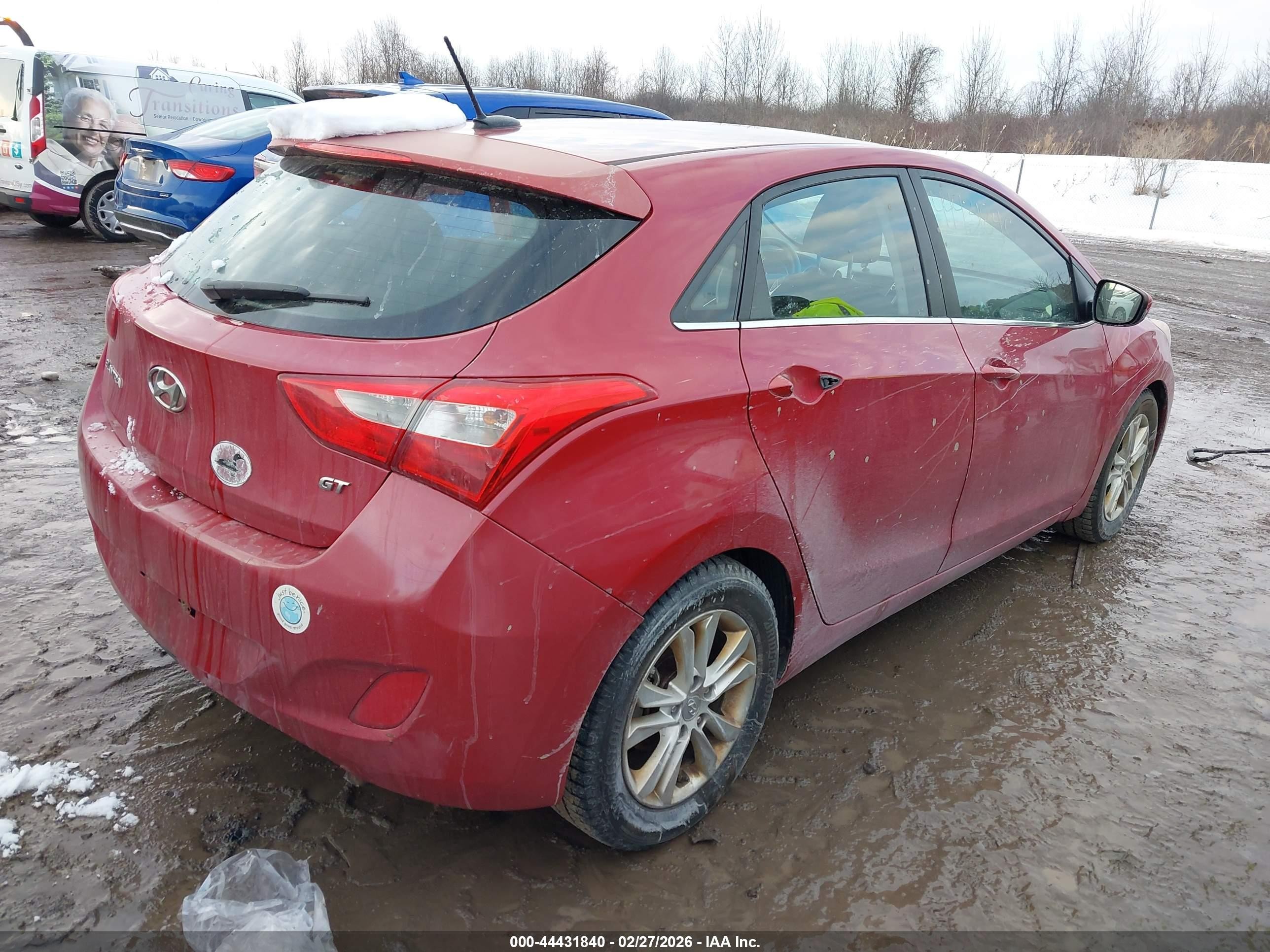 2015 Hyundai Elantra Gt   Красный vin: KMHD35LH9FU238031
