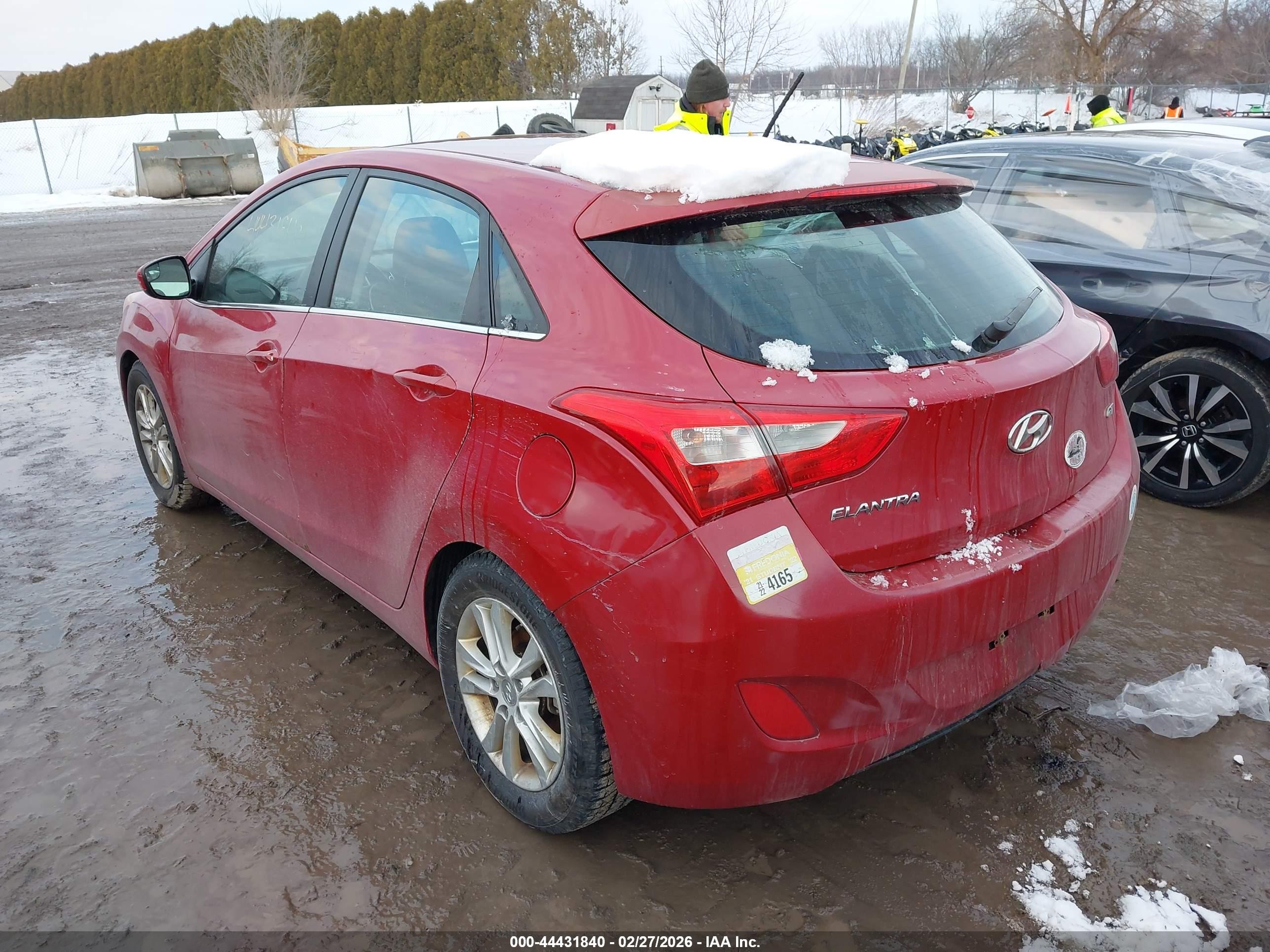 2015 Hyundai Elantra Gt   Красный vin: KMHD35LH9FU238031