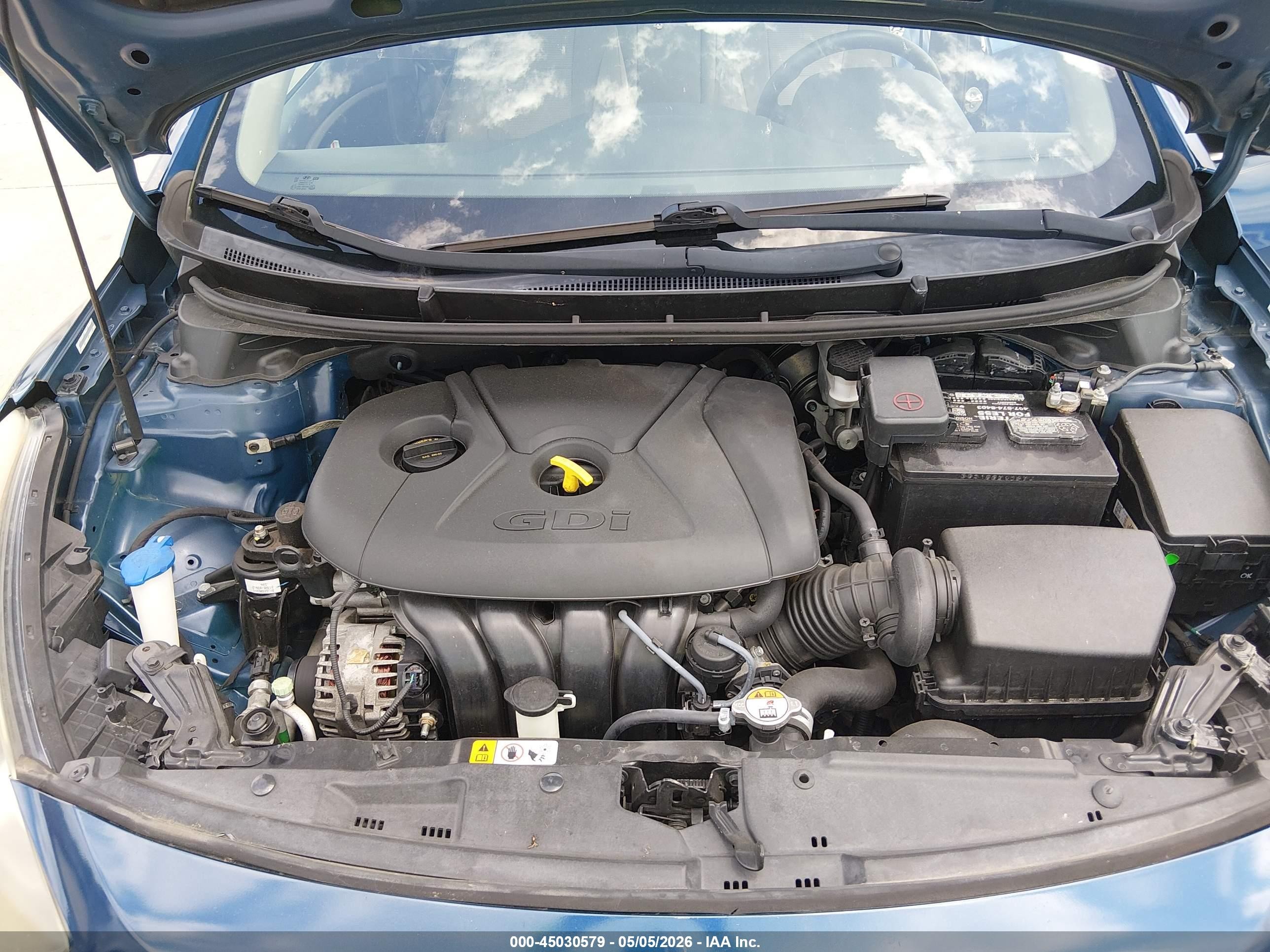 2015 Hyundai Elantra Gt   Blue vin: KMHD35LH9FU248235
