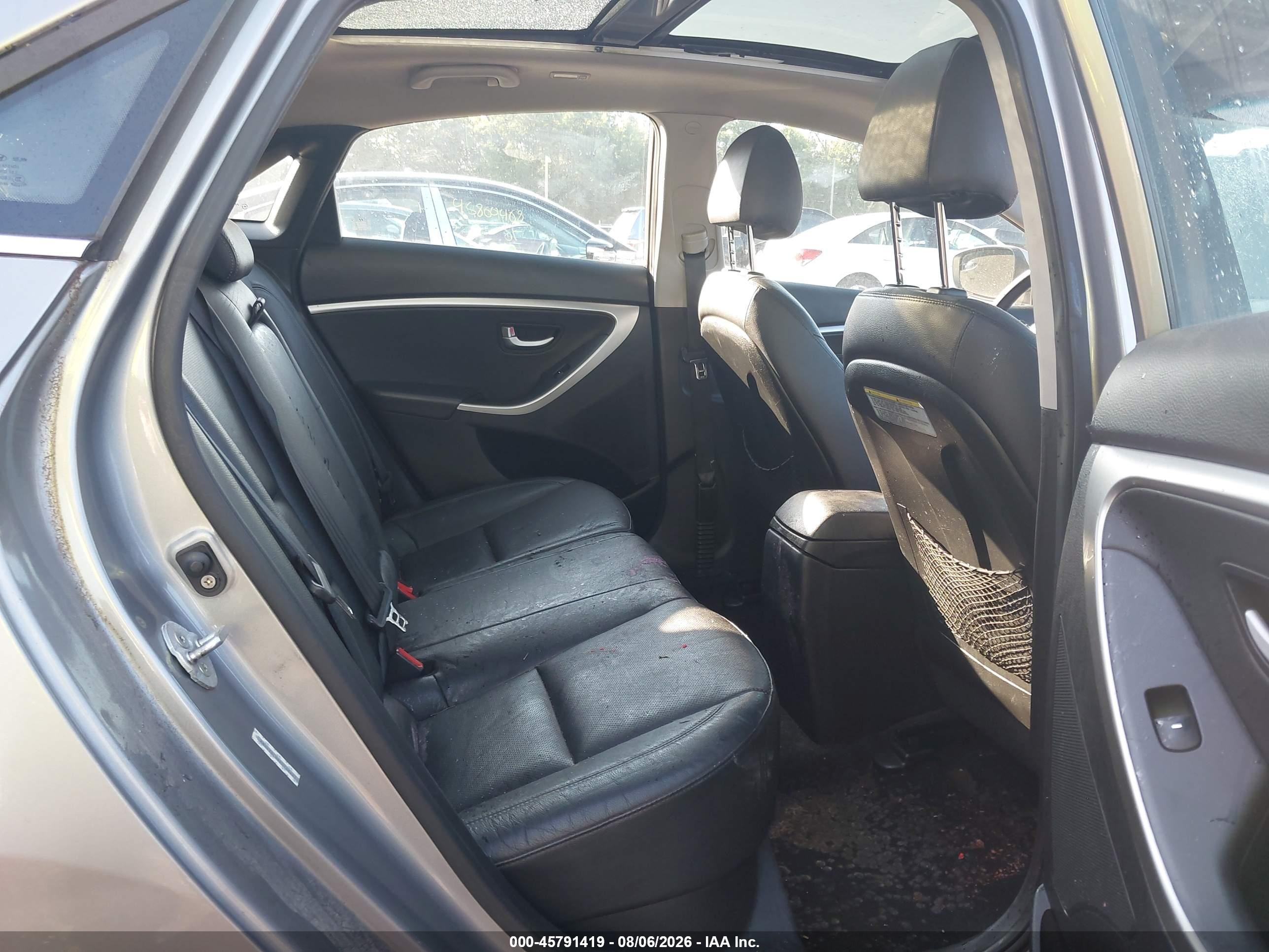 2014 Hyundai Elantra Gt   Gray vin: KMHD35LHXEU164441