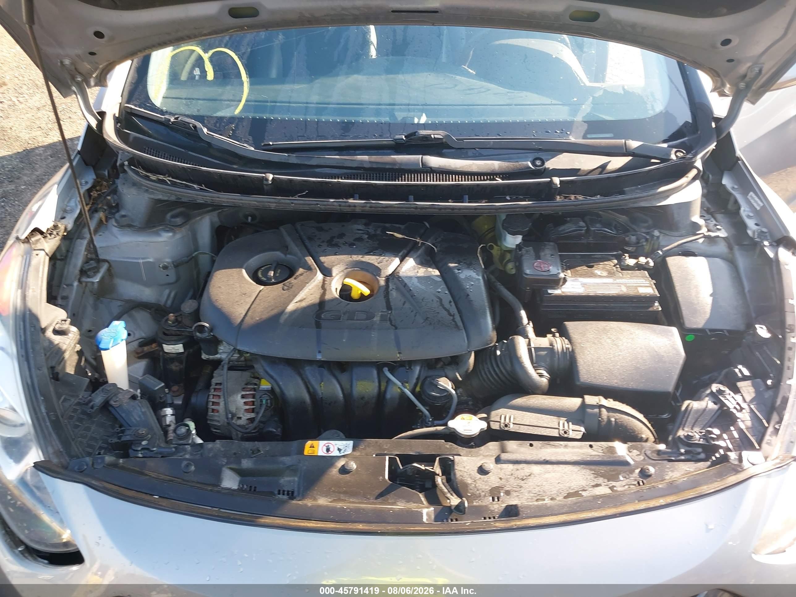 2014 Hyundai Elantra Gt   Gray vin: KMHD35LHXEU164441