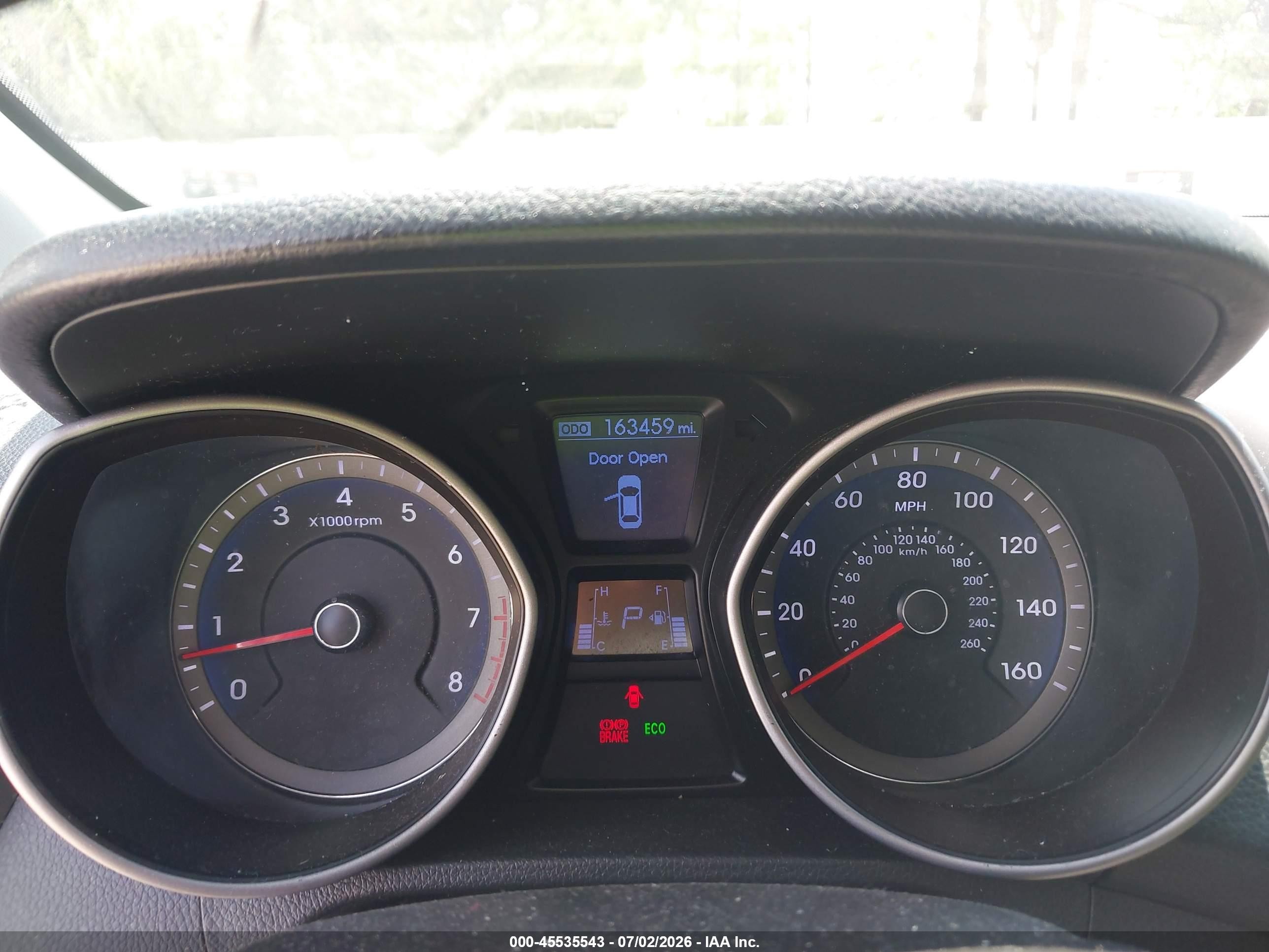 2014 Hyundai Elantra Gt White vin: KMHD35LHXEU164858