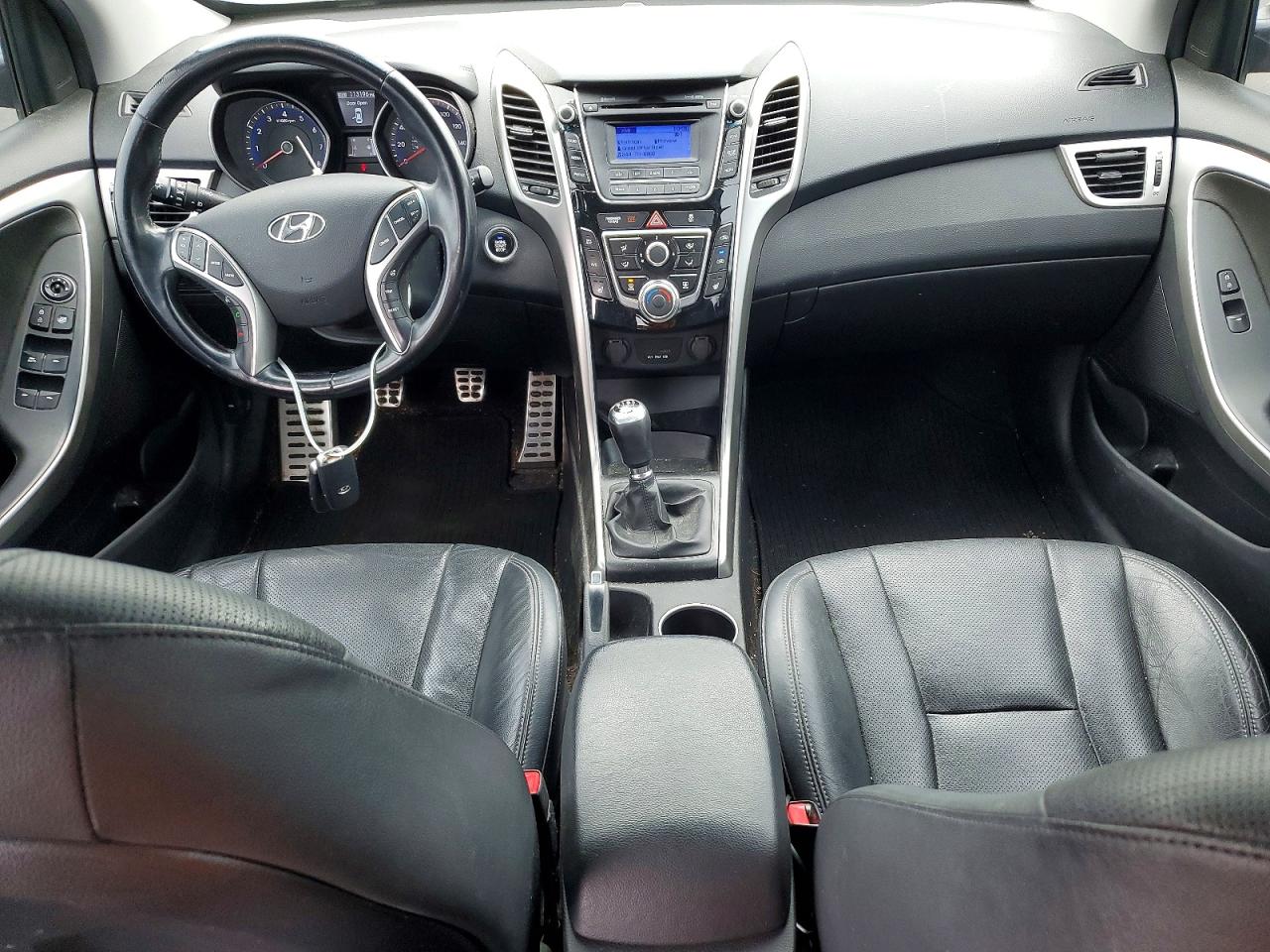 2014 Hyundai Elantra Gt Base Gray vin: KMHD35LHXEU165542