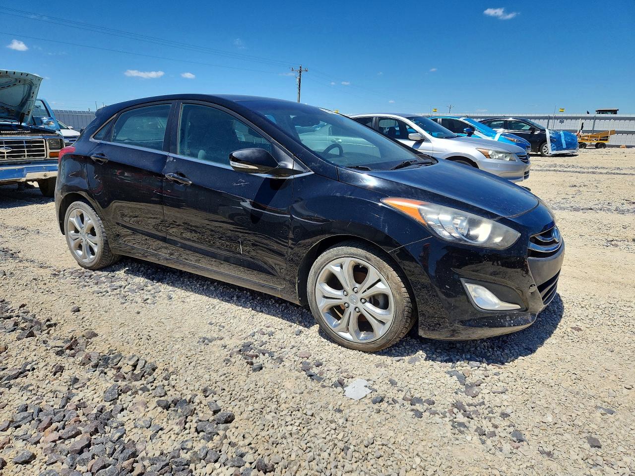 2014 Hyundai Elantra Gt Base Black vin: KMHD35LHXEU171535