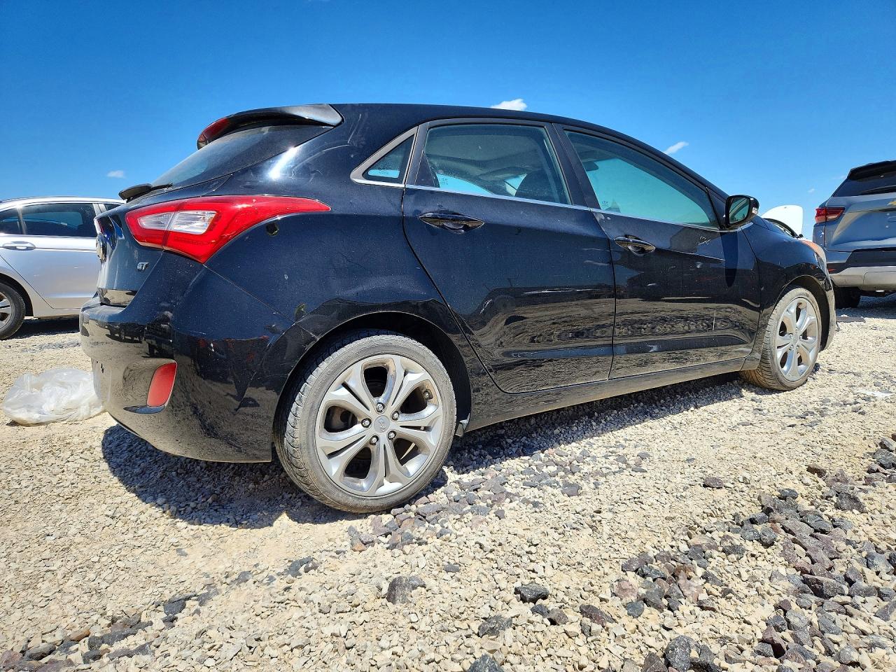 2014 Hyundai Elantra Gt Base Black vin: KMHD35LHXEU171535