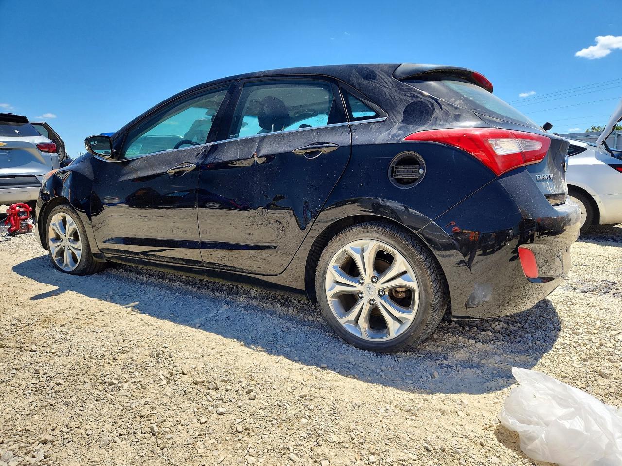 2014 Hyundai Elantra Gt Base Black vin: KMHD35LHXEU171535