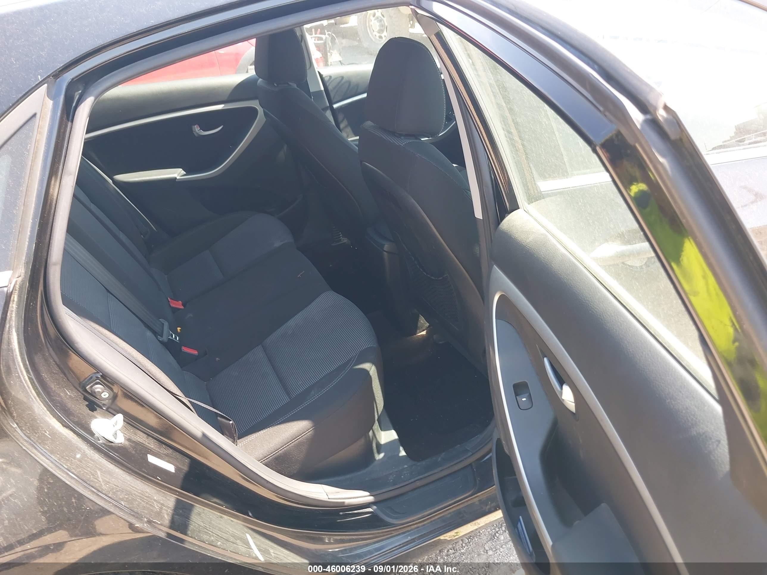 2014 Hyundai Elantra Gt   Черный vin: KMHD35LHXEU195205