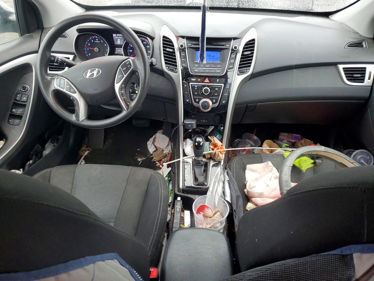 2014 Hyundai Elantra Gt Base Silver vin: KMHD35LHXEU201472