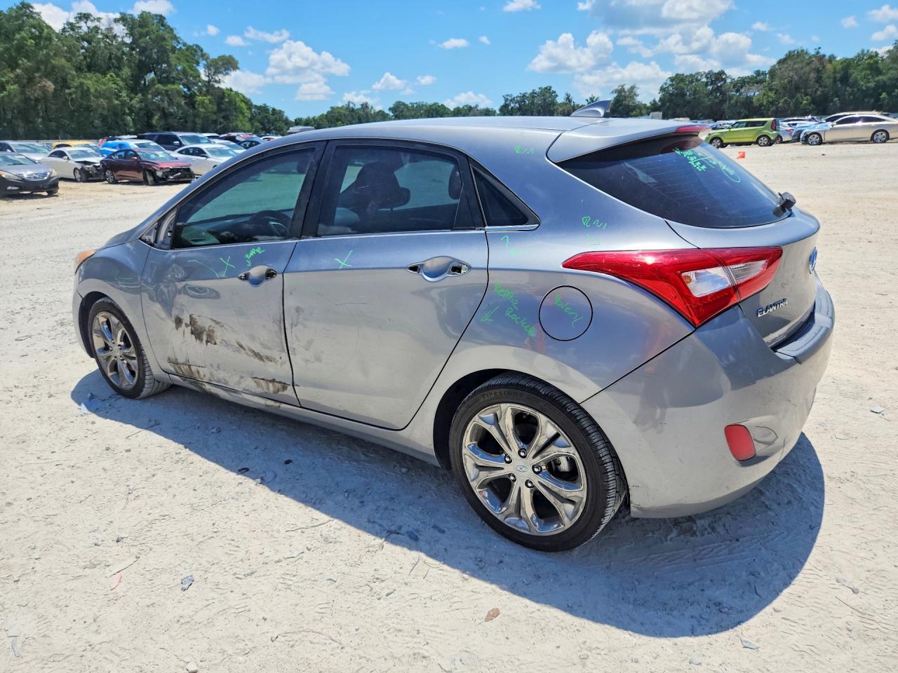 2014 Hyundai Elantra Gt Base Серый vin: KMHD35LHXEU204260