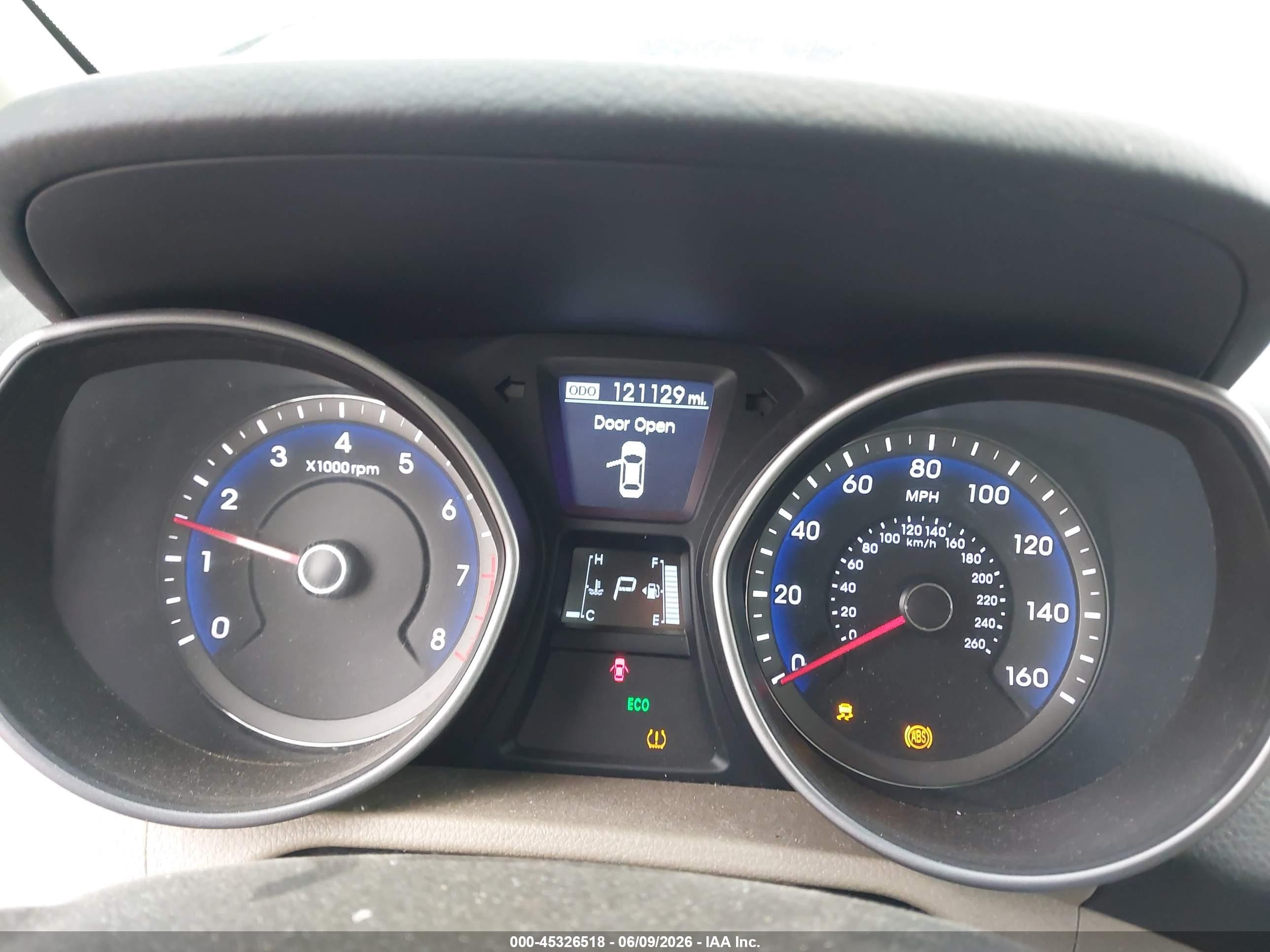 2014 Hyundai Elantra Gt   Black vin: KMHD35LHXEU217137