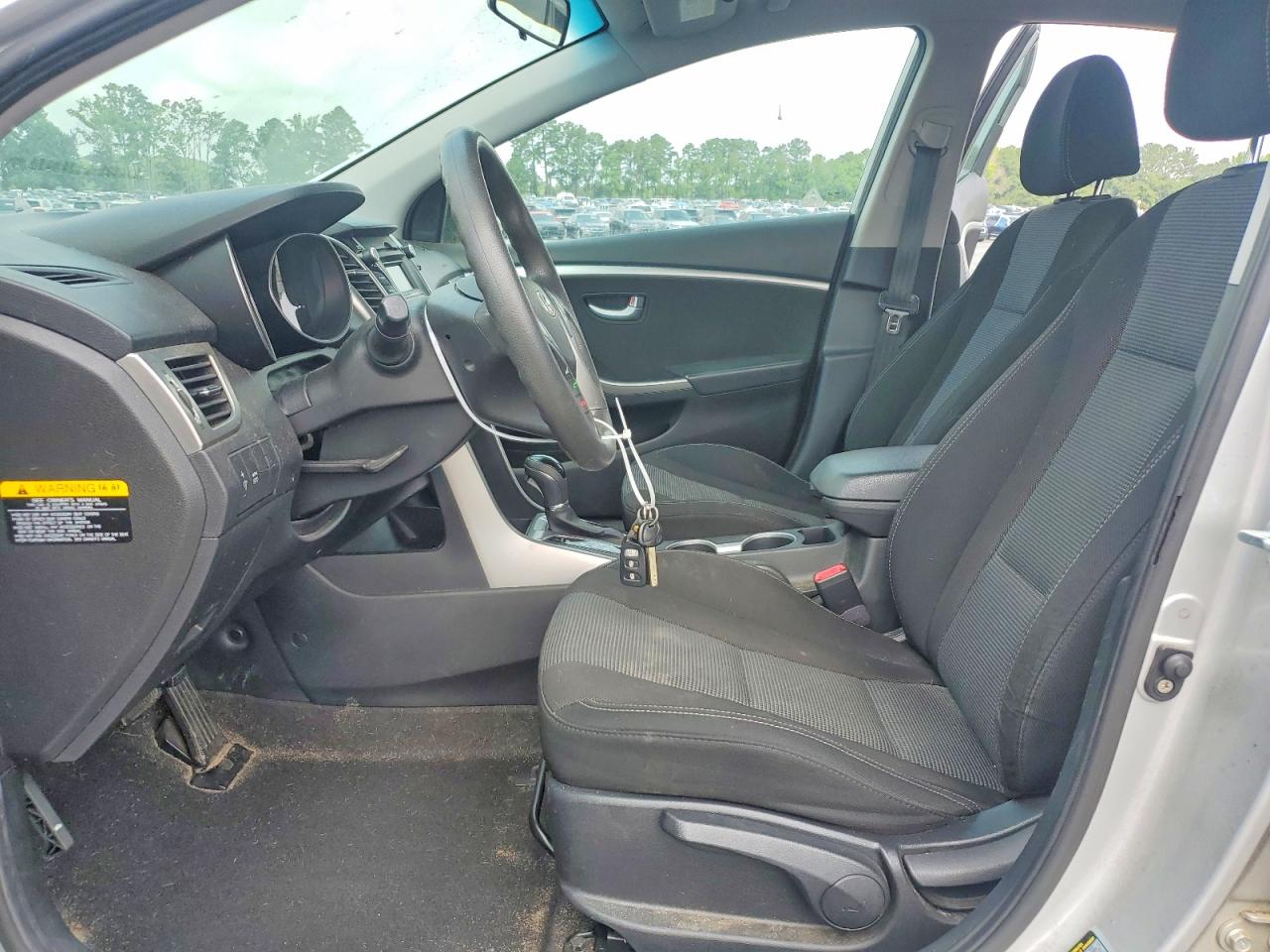 2015 Hyundai Elantra Gt Base Silver vin: KMHD35LHXFU236434