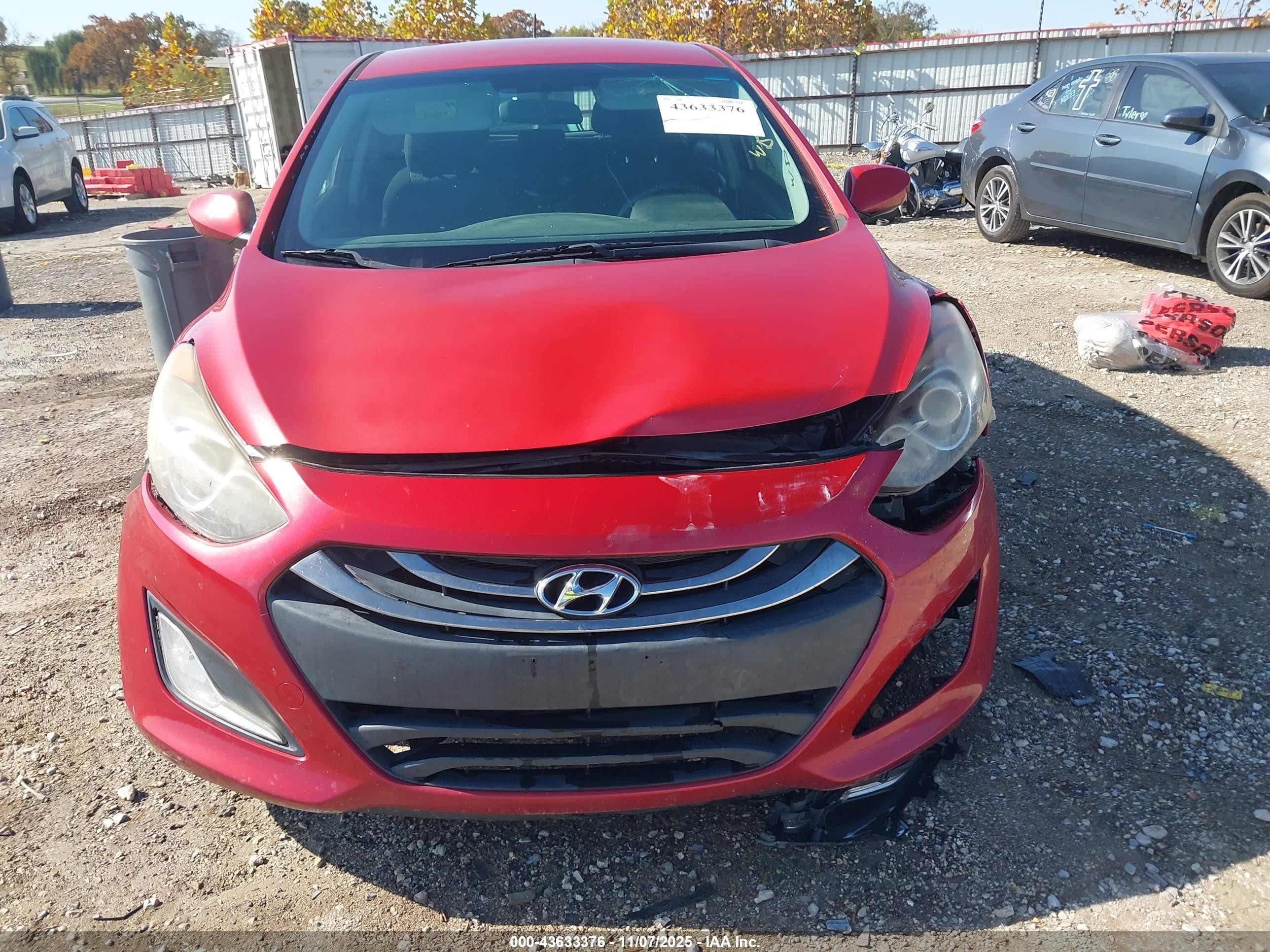 2015 Hyundai Elantra Gt   Красный vin: KMHD35LHXFU249085