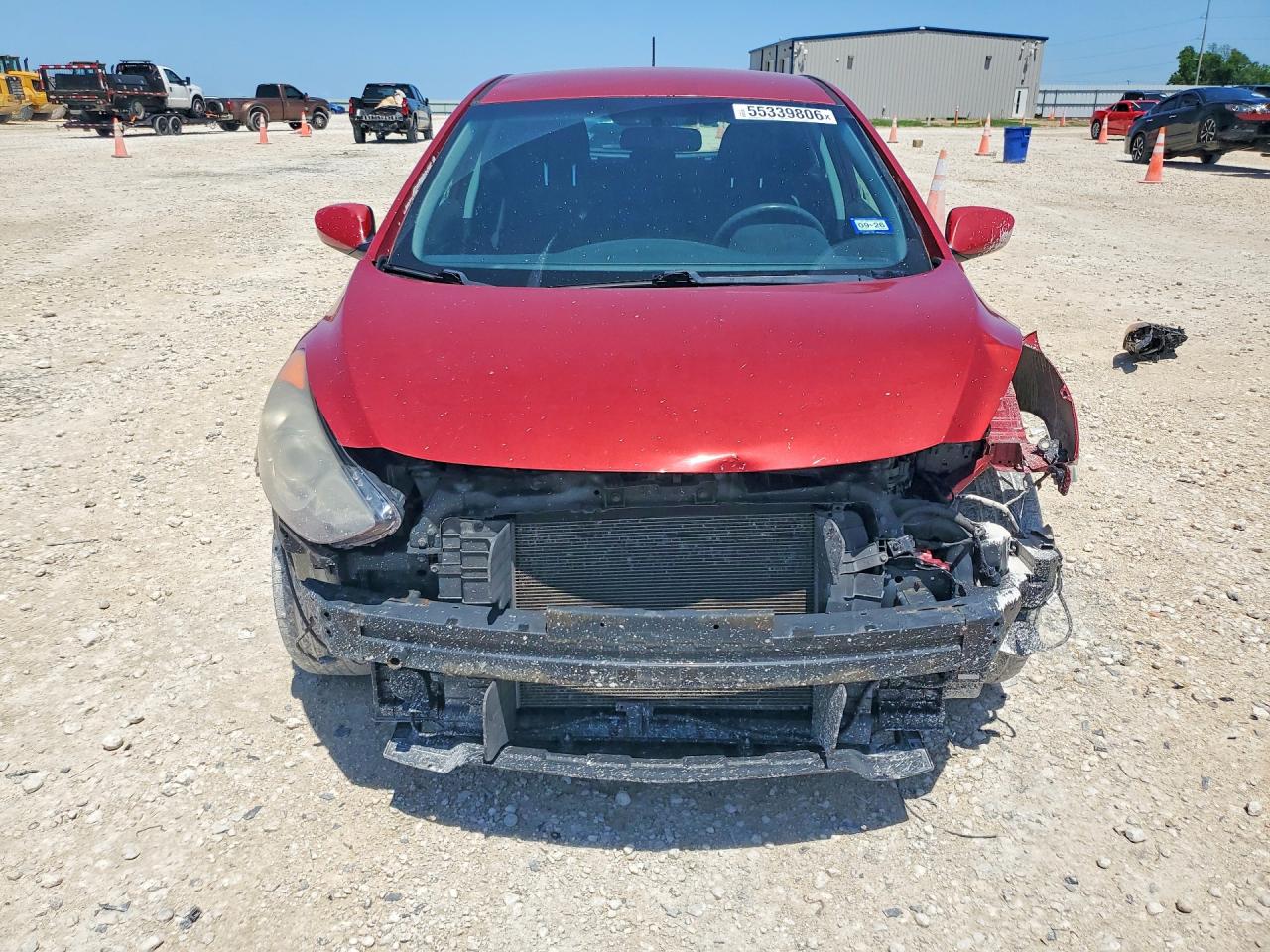 2017 Hyundai Elantra Gt Base Red vin: KMHD35LHXHU347164