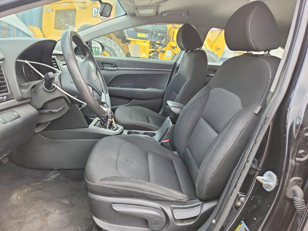 2017 Hyundai Elantra Se Черный vin: KMHD74LF0HU079528