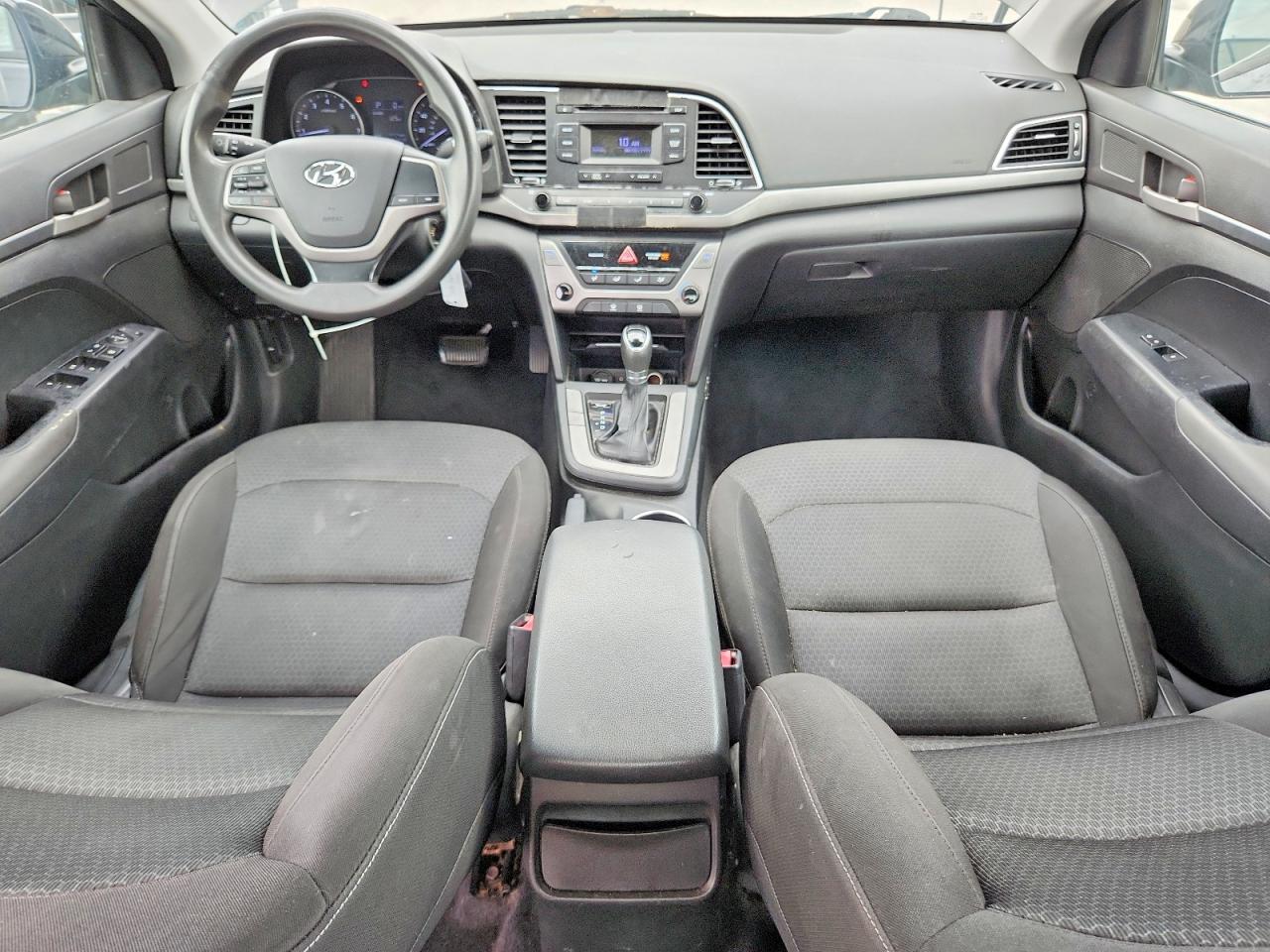 2017 Hyundai Elantra Se Черный vin: KMHD74LF0HU079528