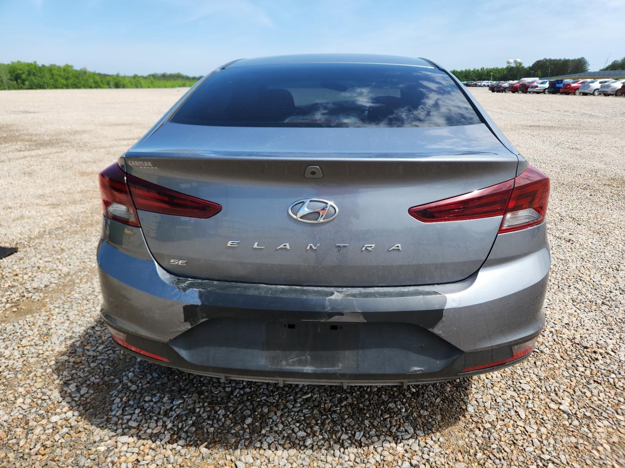 2019 Hyundai Elantra Se Gray vin: KMHD74LF0KU868673