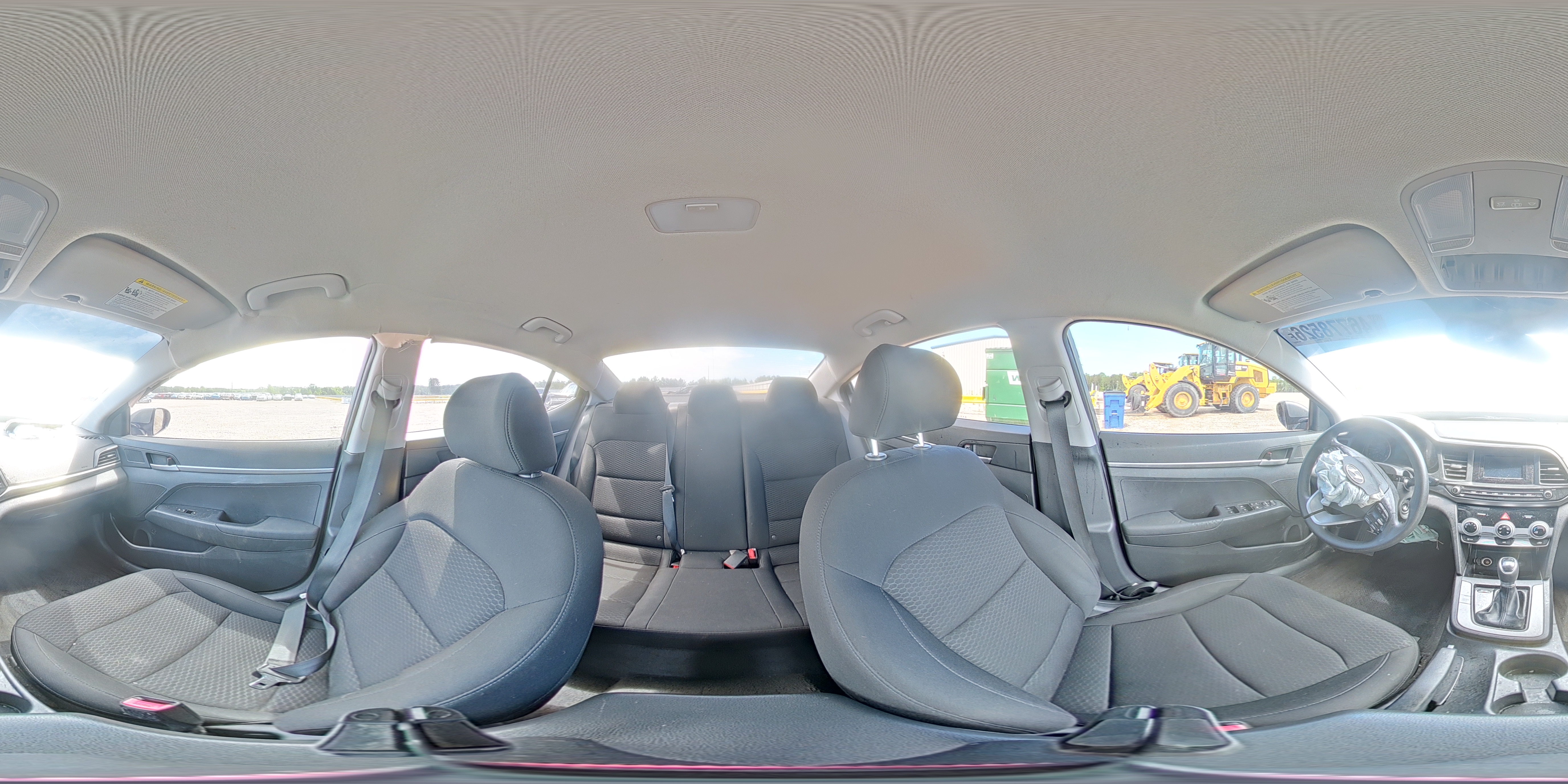 2019 Hyundai Elantra Se Gray vin: KMHD74LF0KU868673