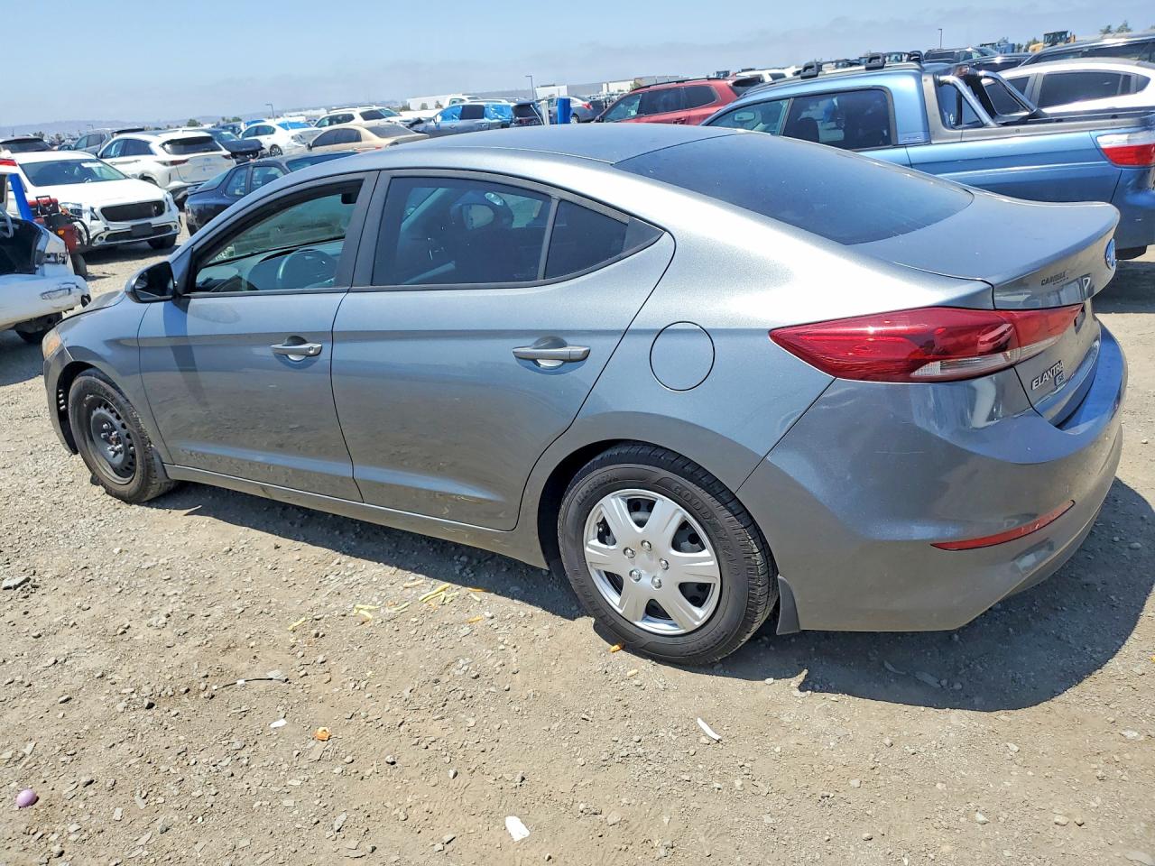 2018 Hyundai Elantra Se Серый vin: KMHD74LF1JU631804