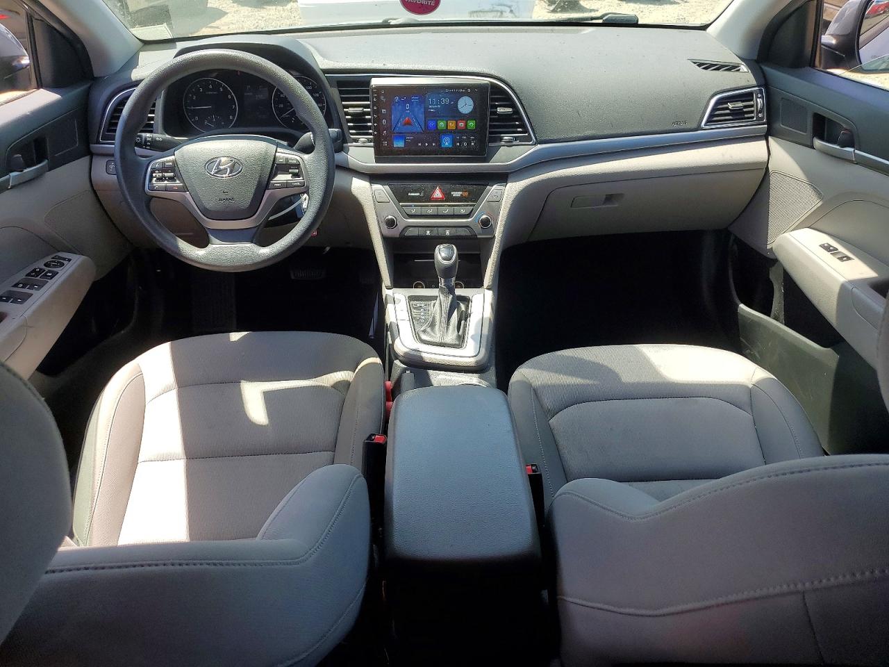 2018 Hyundai Elantra Se Серый vin: KMHD74LF1JU631804