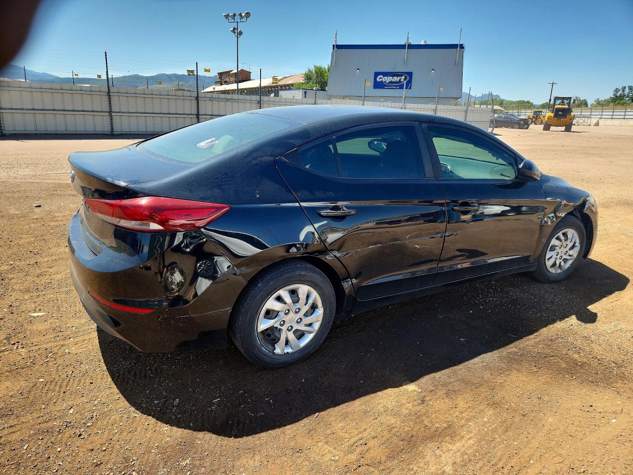 2018 Hyundai Elantra Se Black vin: KMHD74LF3JU452244