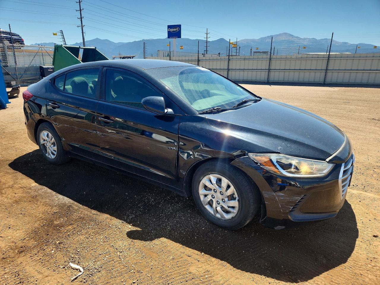 2018 Hyundai Elantra Se Black vin: KMHD74LF3JU452244